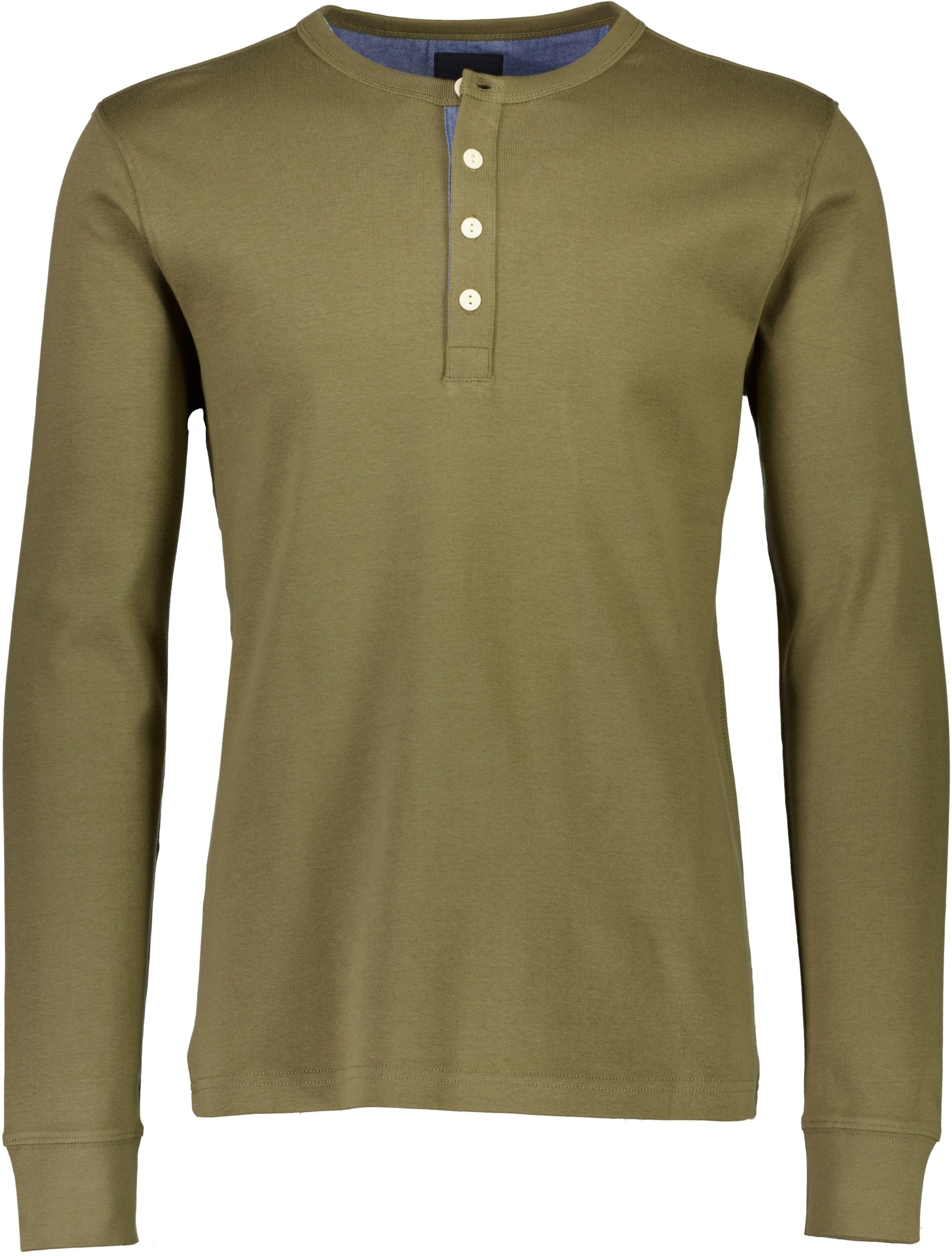 Lindbergh Henley shirt groen / army