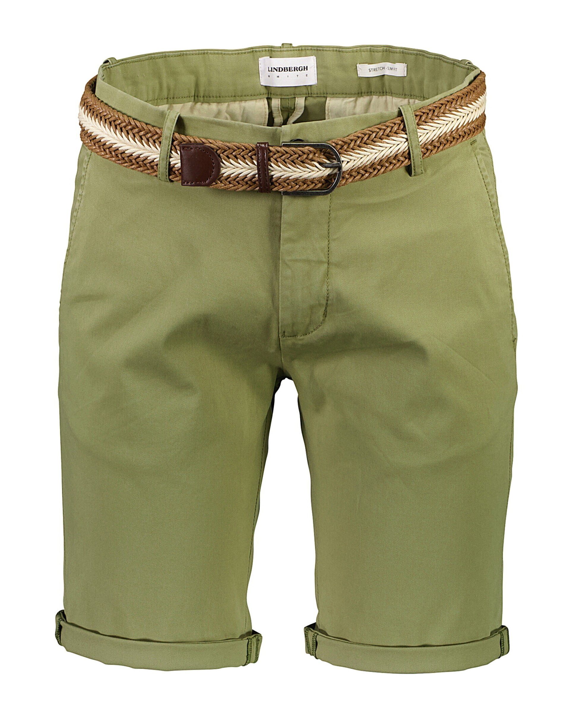 Lindbergh Chino-Shorts grün / army