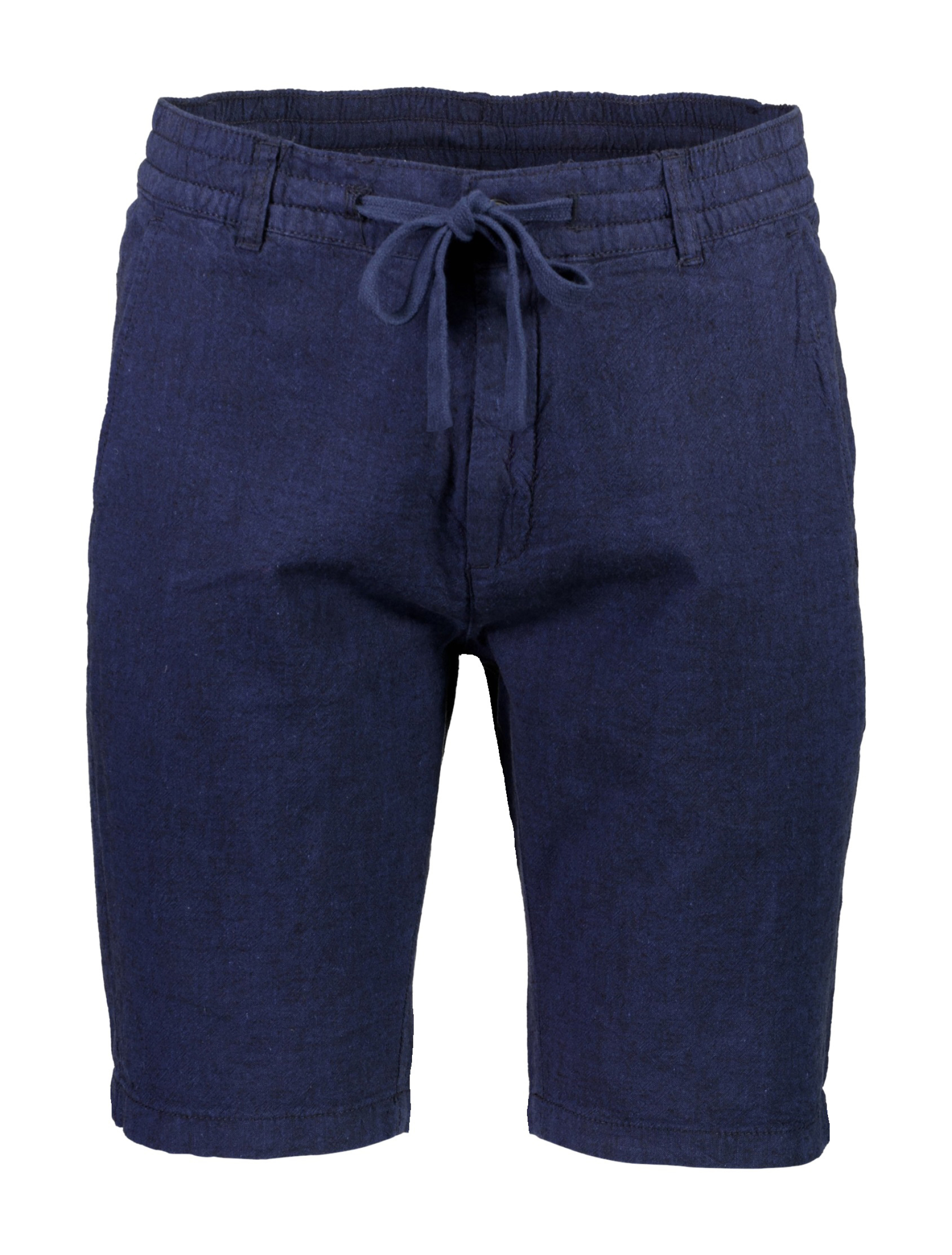 Lindbergh Linen shorts blue / dk blue
