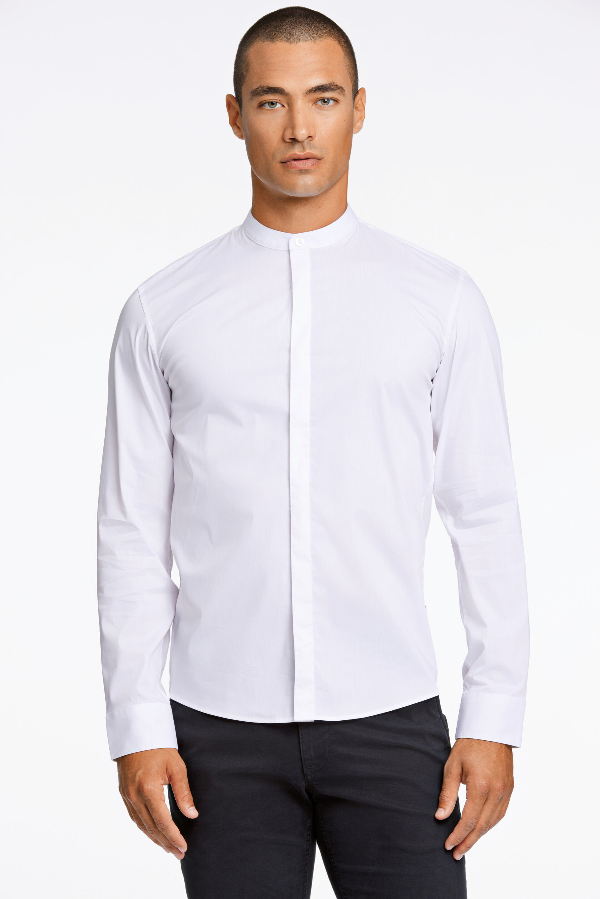 Lindbergh  Business casual skjorte Hvid 30-203172A