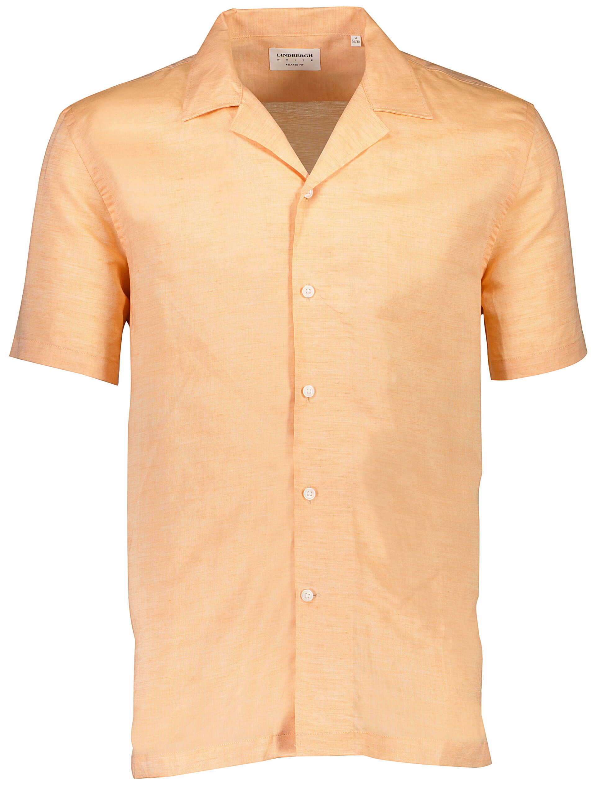 Lindbergh Linen shirt orange / pastel orange