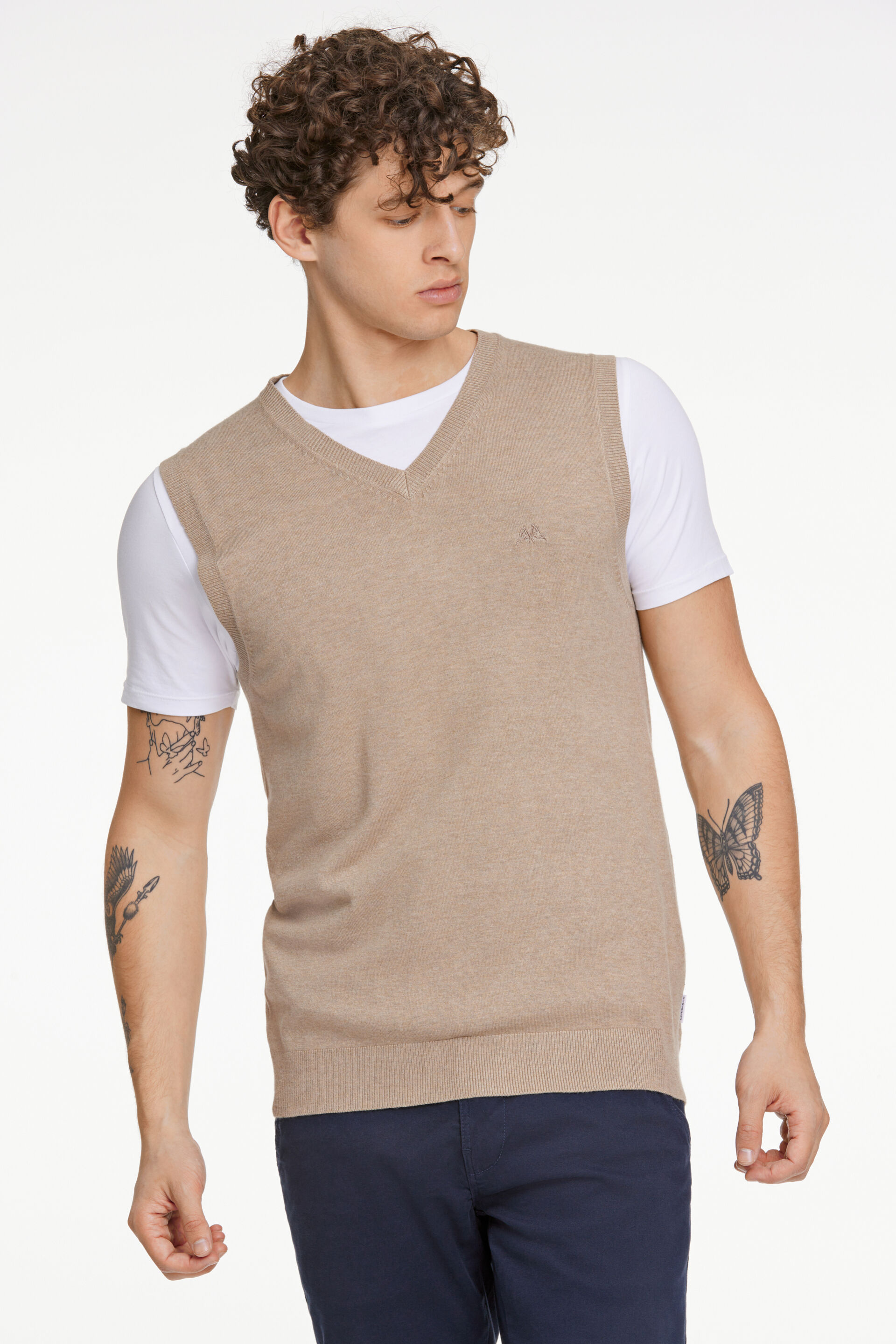 Knitted vest Knitted vest Sand 30-800160
