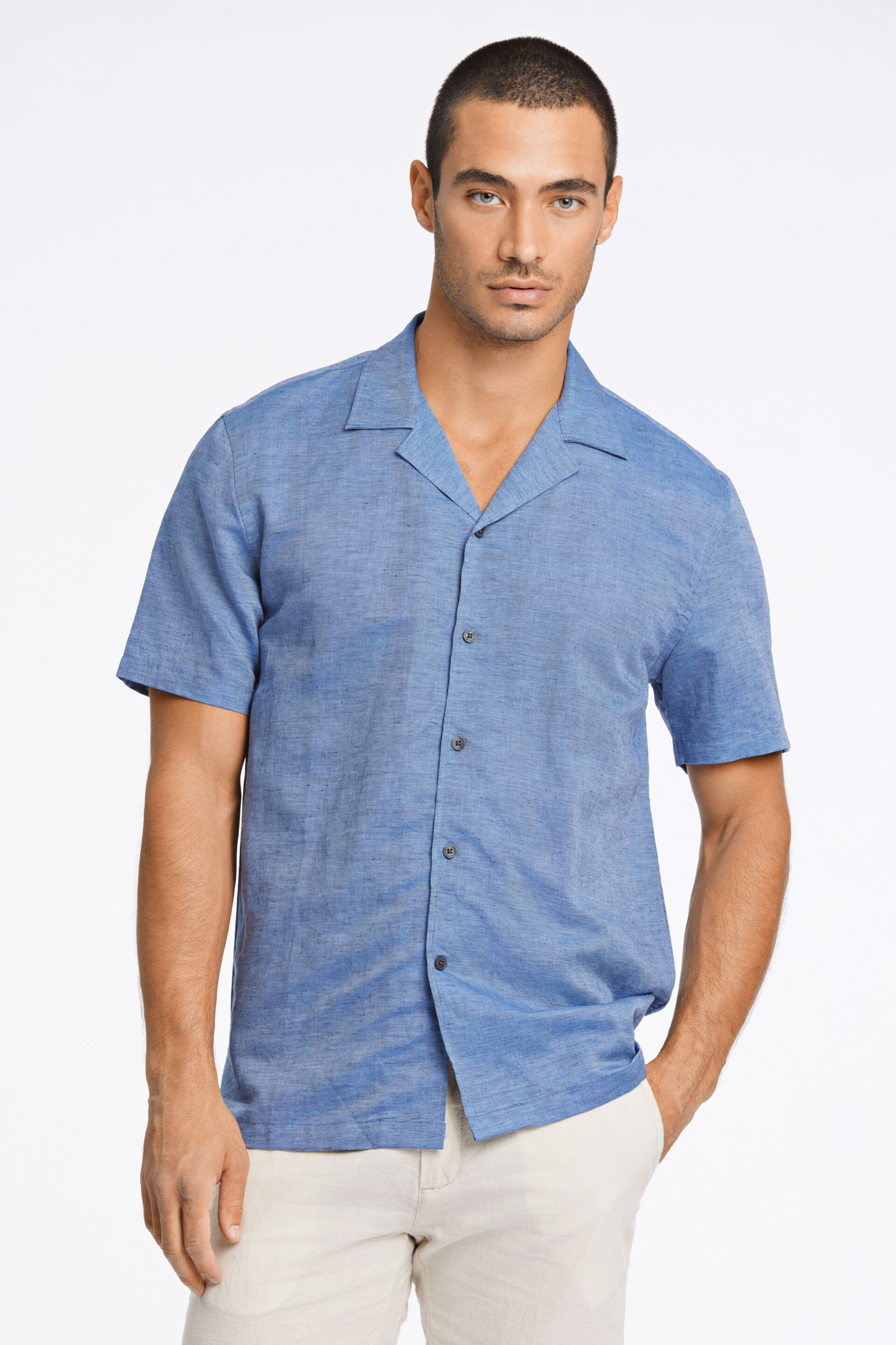 Linen shirt Linen shirt Blue 30-203345