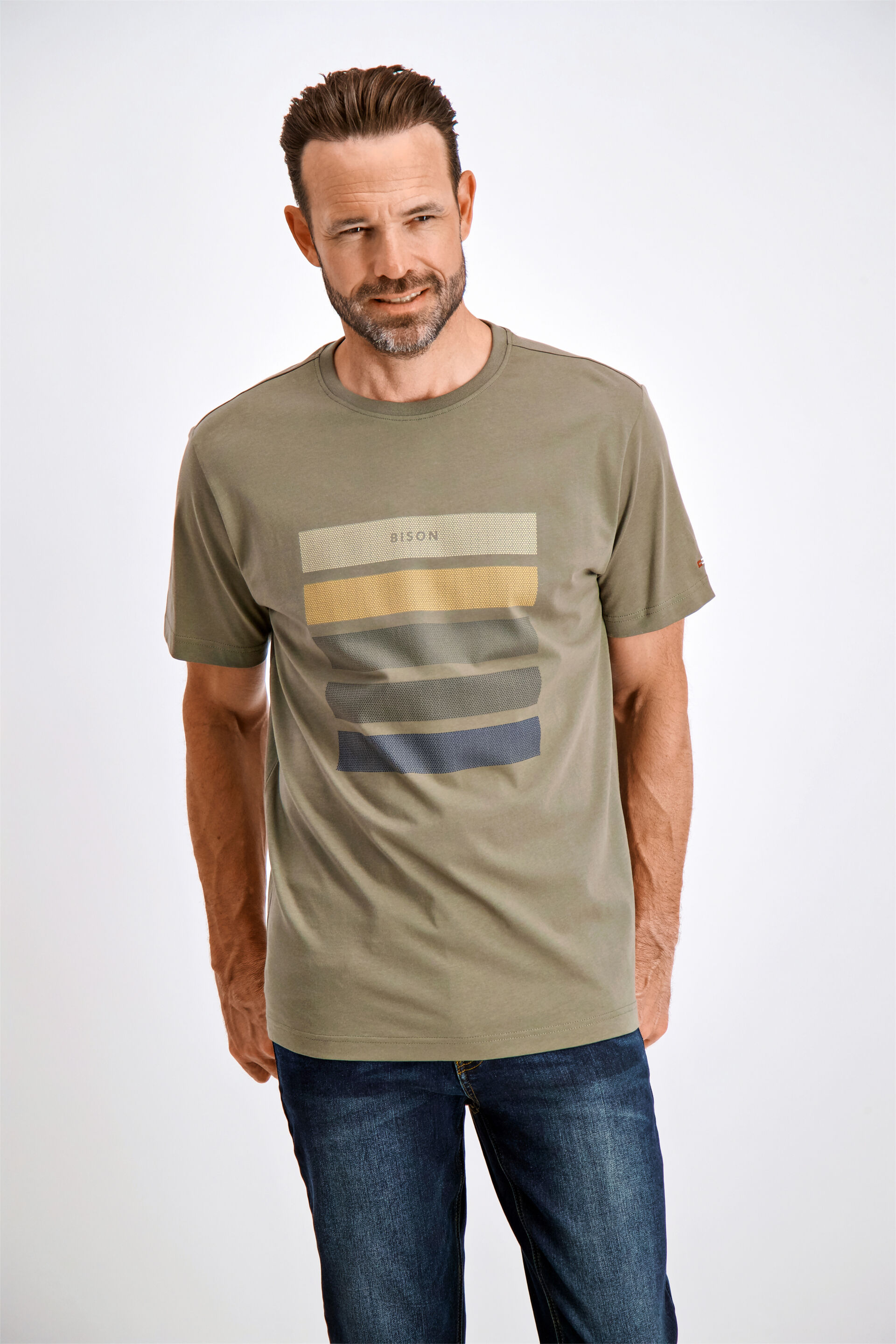 Bison  T-shirt Grøn 80-400081