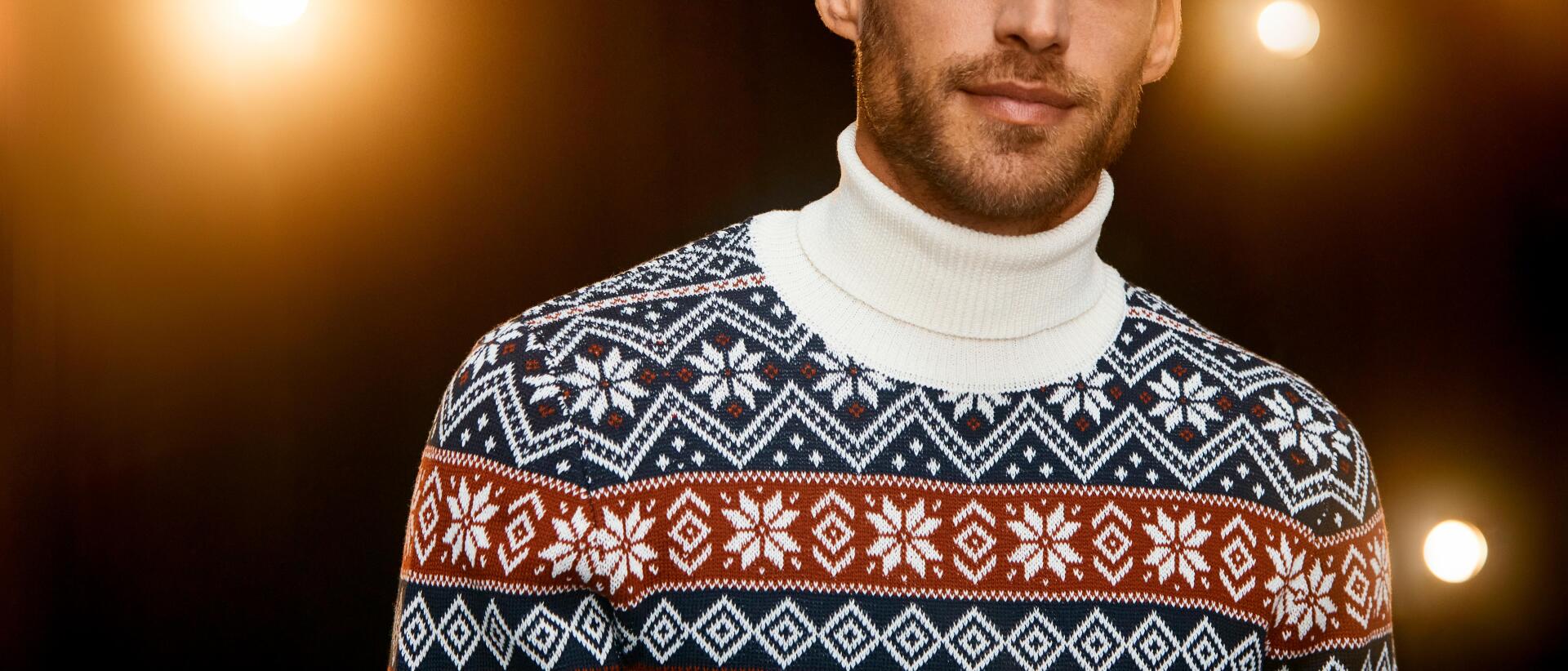 Model i Lindbergh julesweater