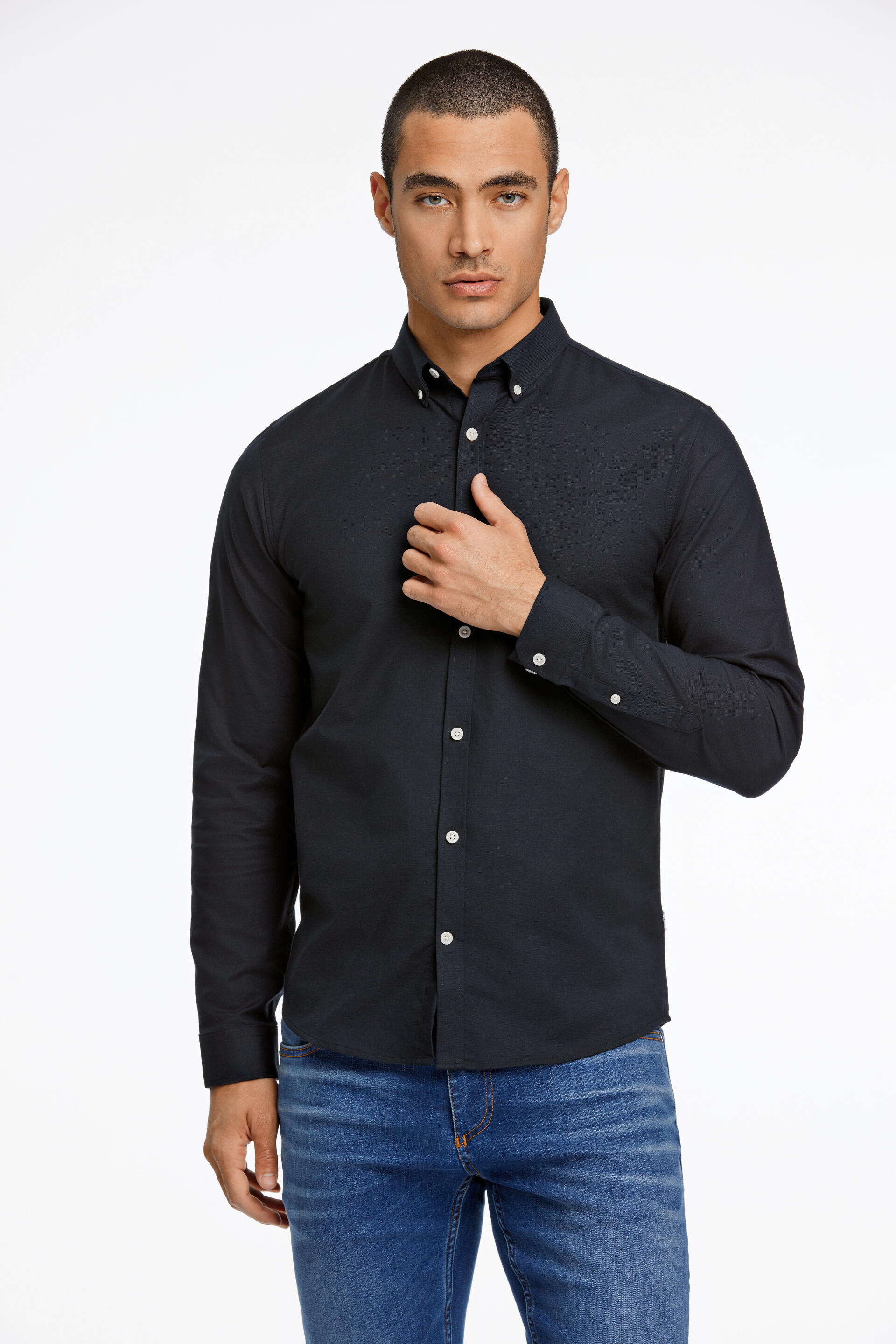 Oxford shirt Oxford shirt Black 30-203174