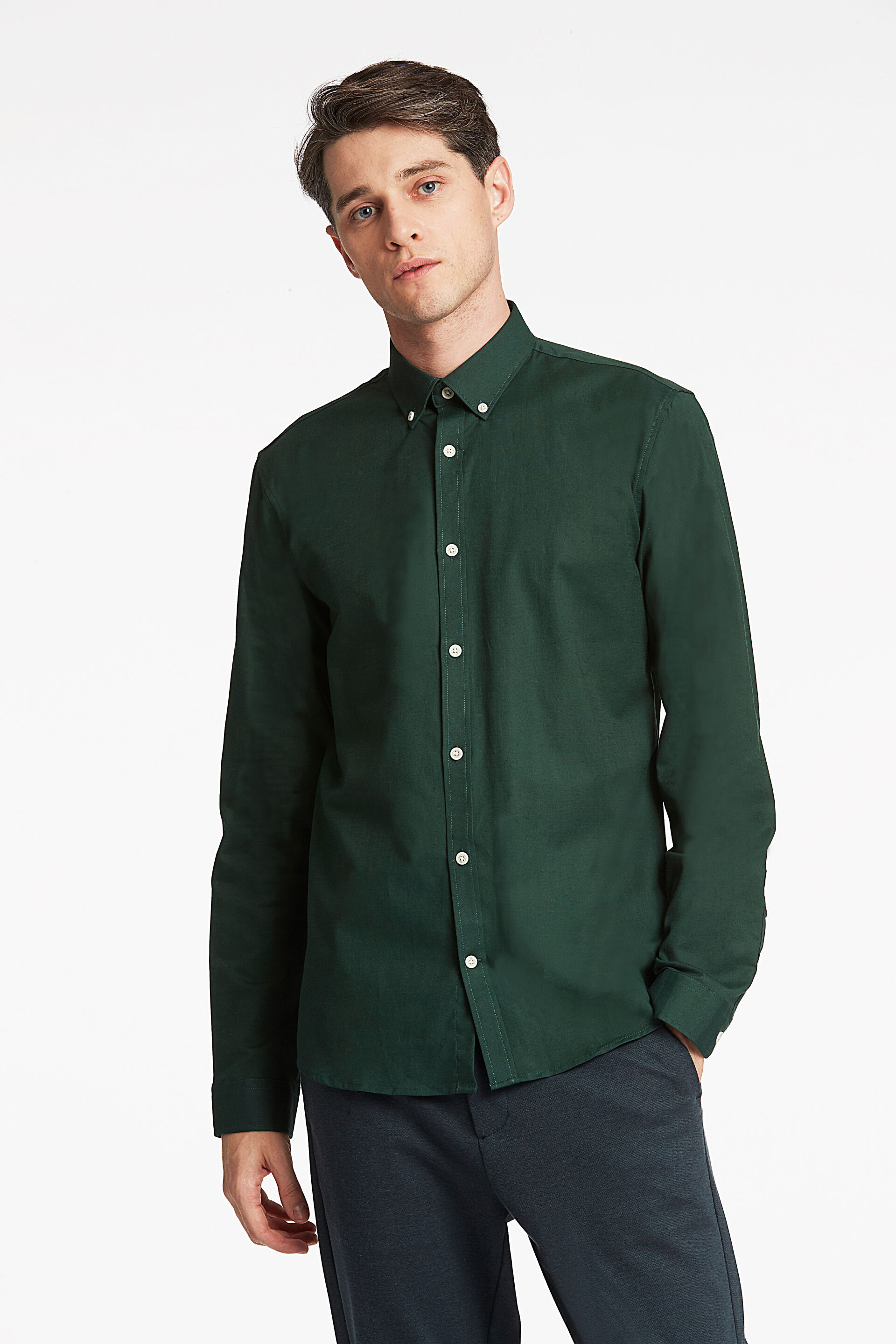 Oxford shirt Oxford shirt Green 30-203174