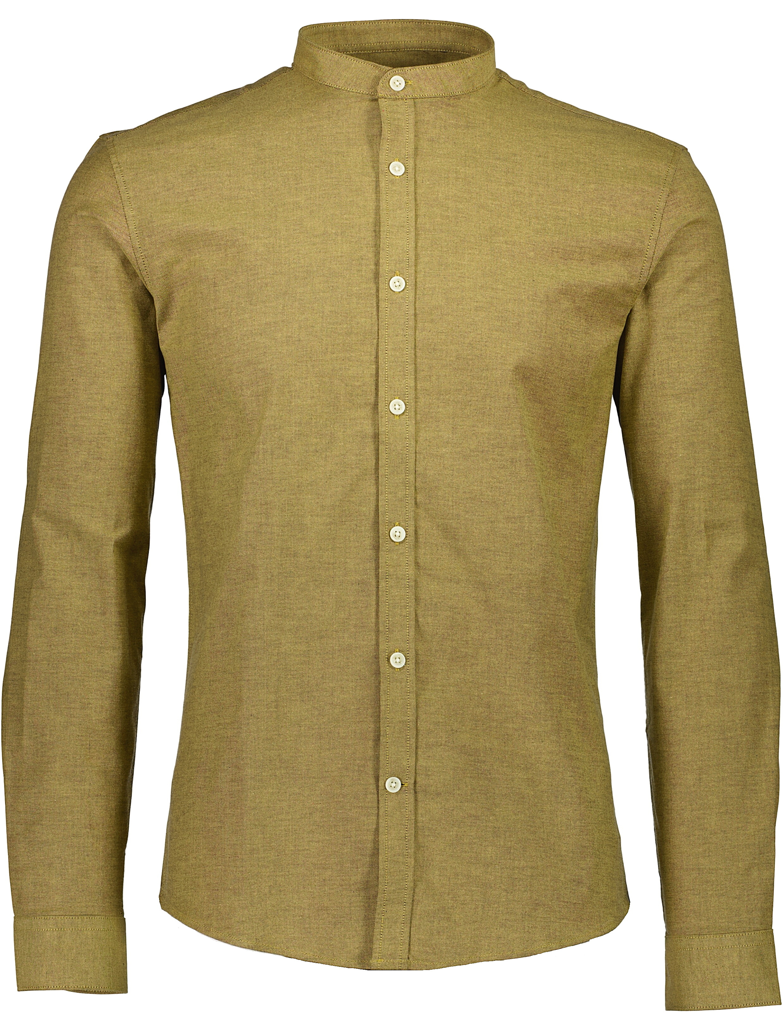 Lindbergh Oxfordskjorta gul / dark camel