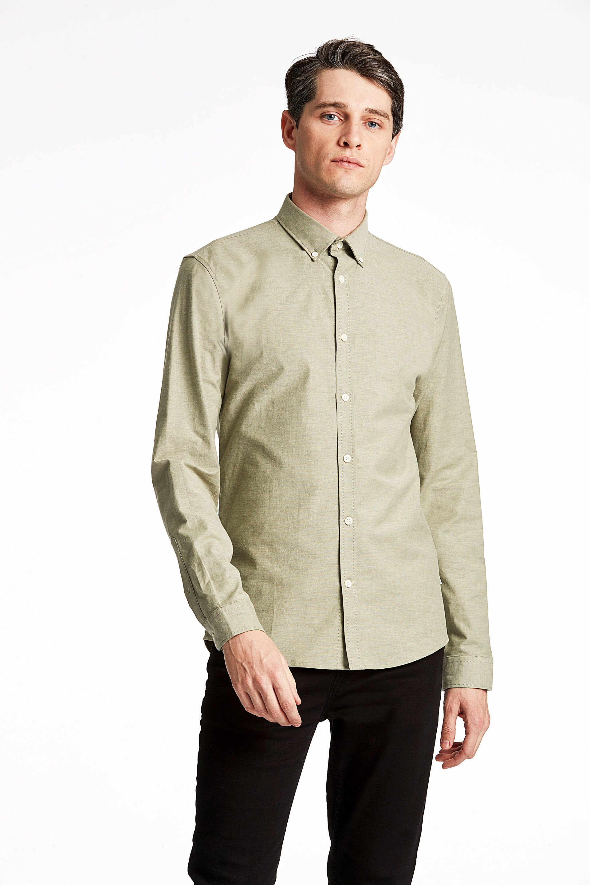 Oxford shirt Oxford shirt Green 30-203174K