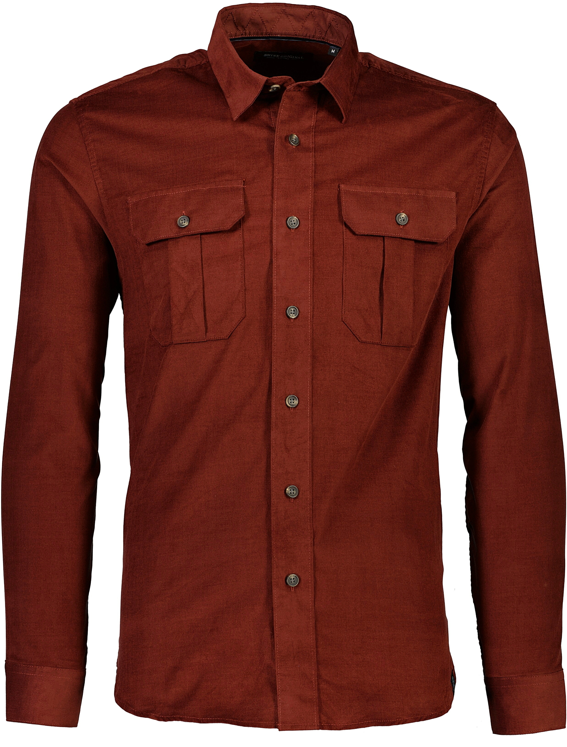 Shine Original Fløjlsskjorte rød / burgundy