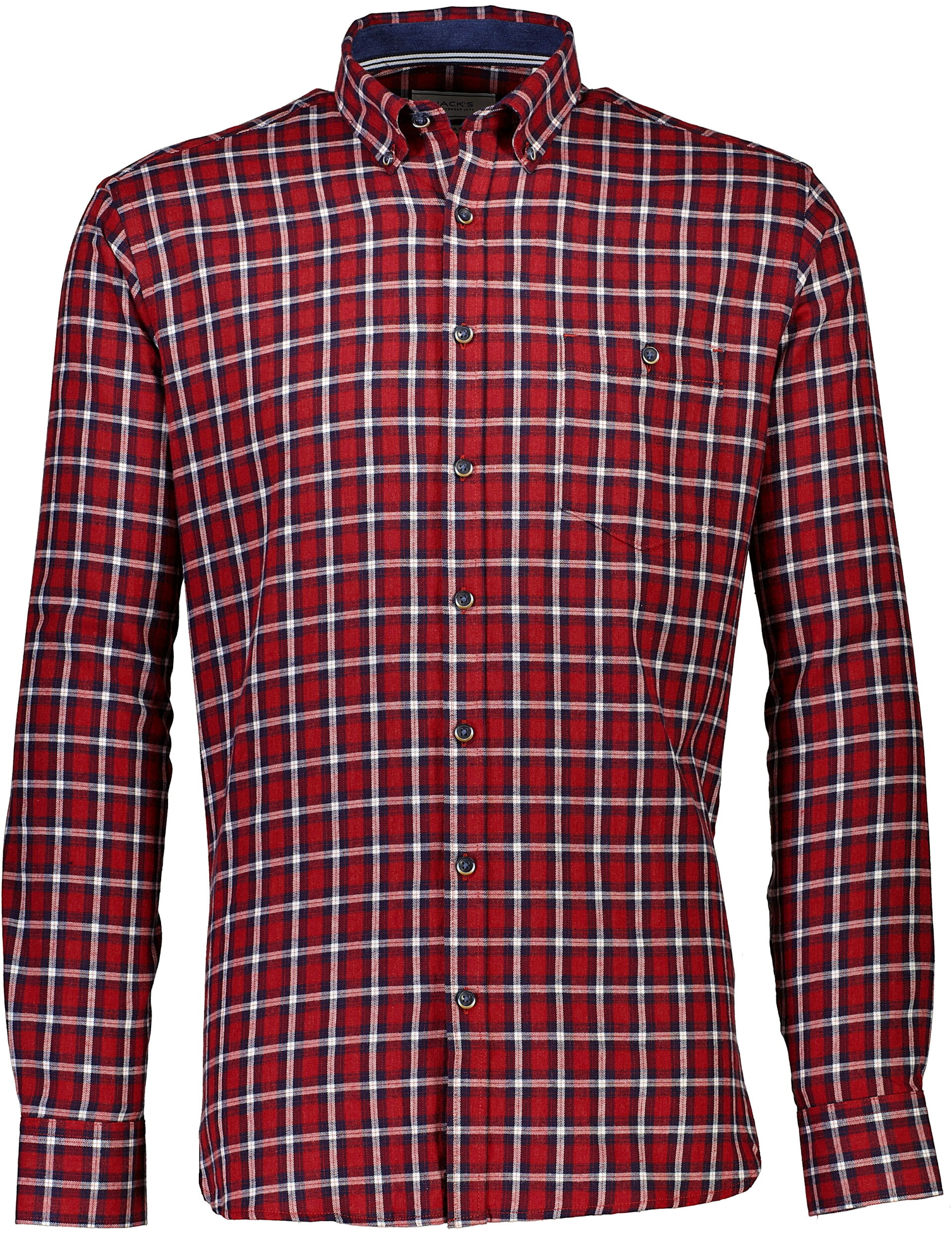 Jack's  Flannelskjorte Rød 3-210084
