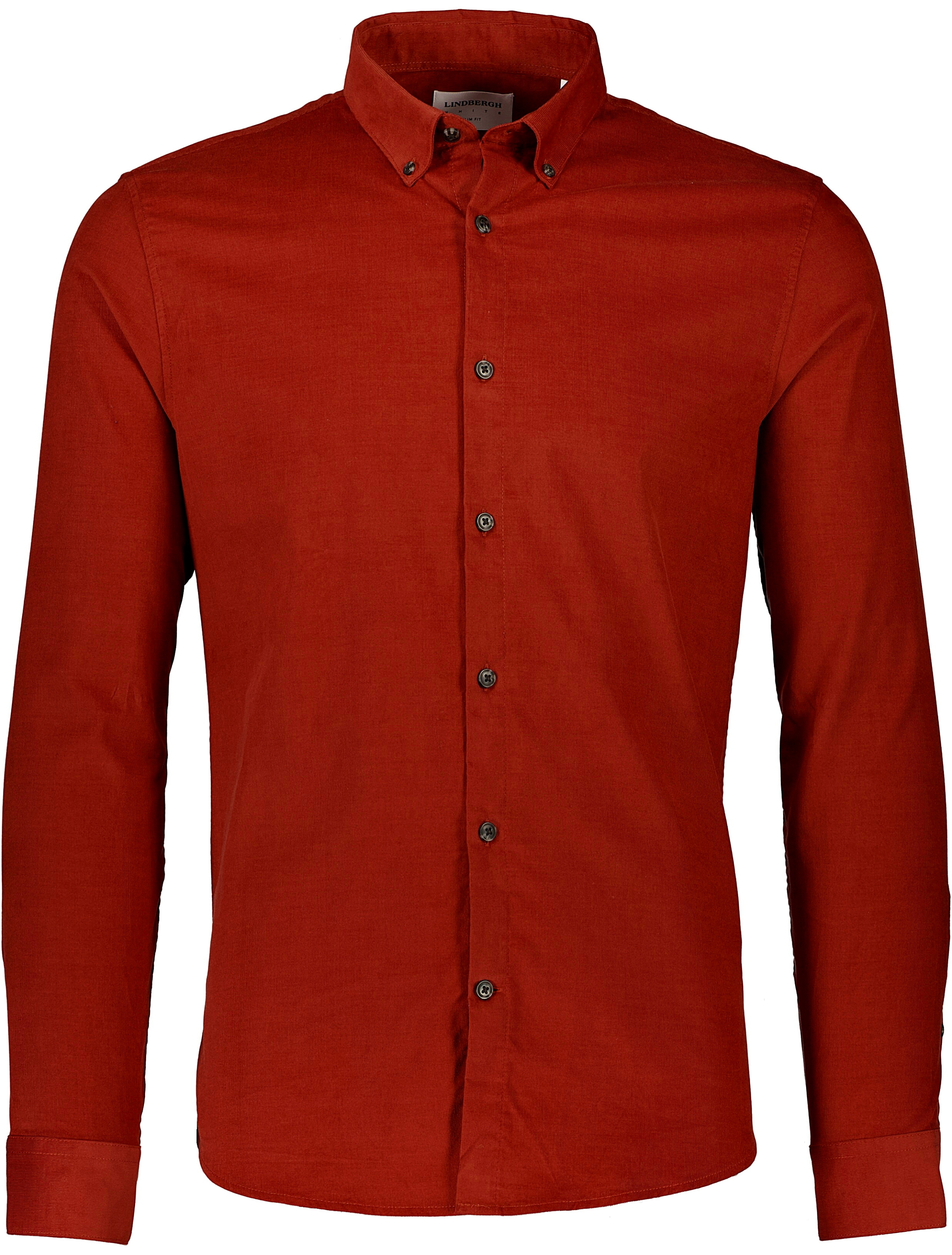Lindbergh Business casual skjorte rød / burned red