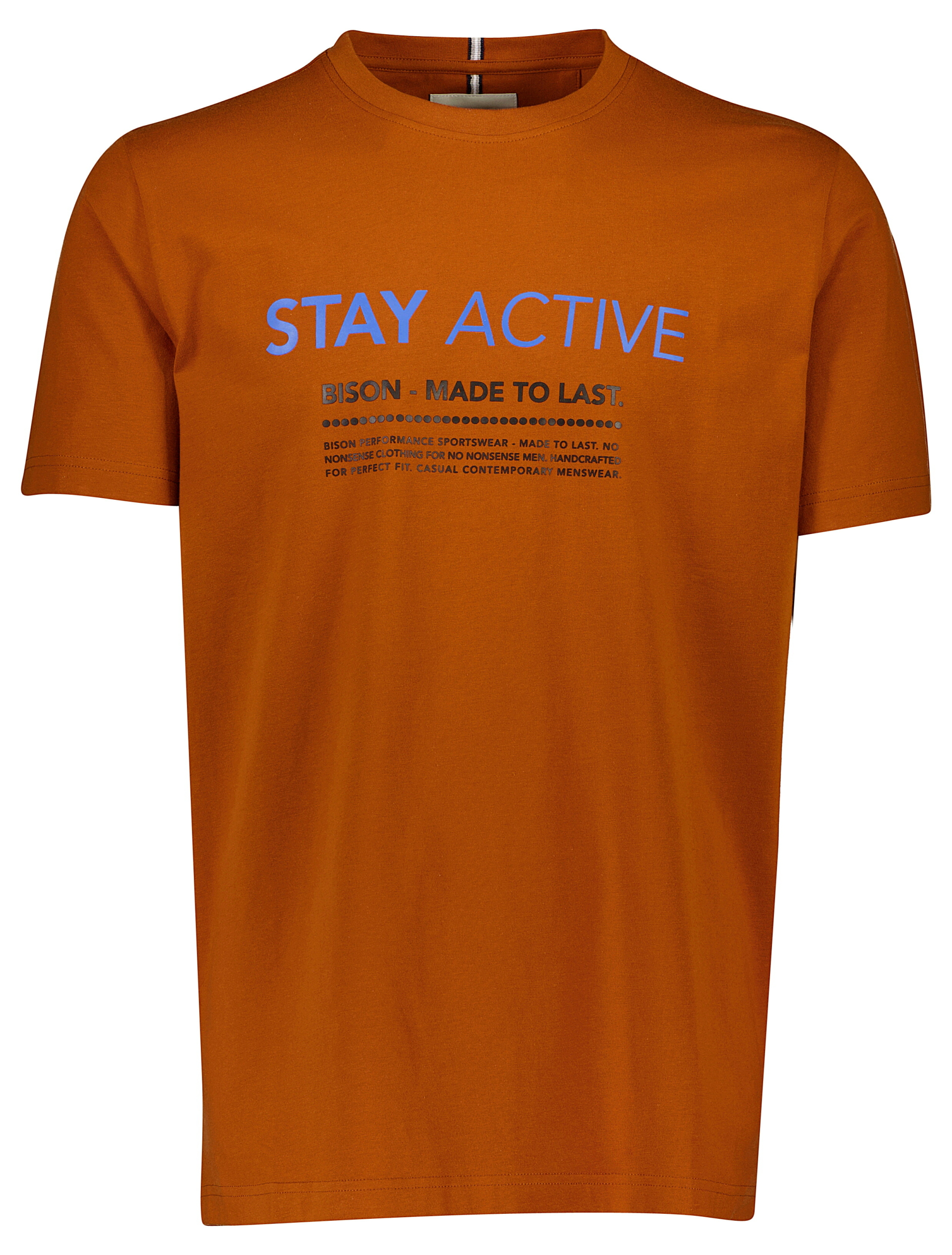 Bison T-shirt orange / dk orange