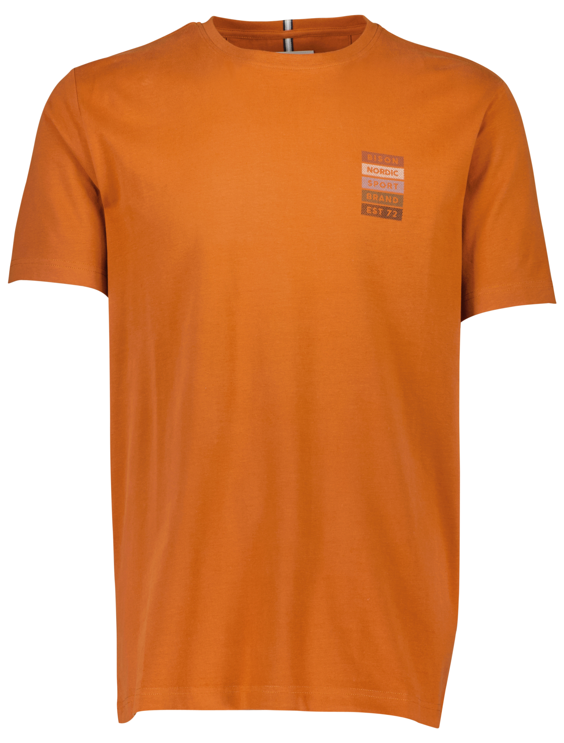 Bison T-shirt orange / ginger