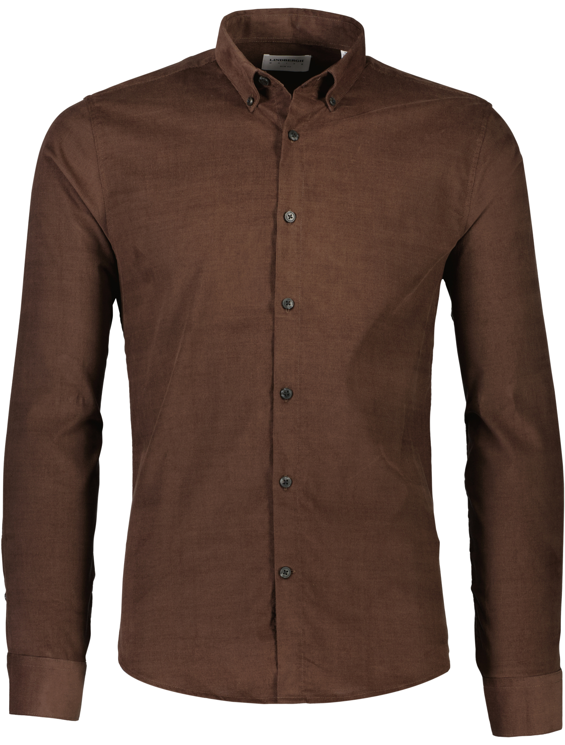 Lindbergh Corduroy skjorta brun / dark brown