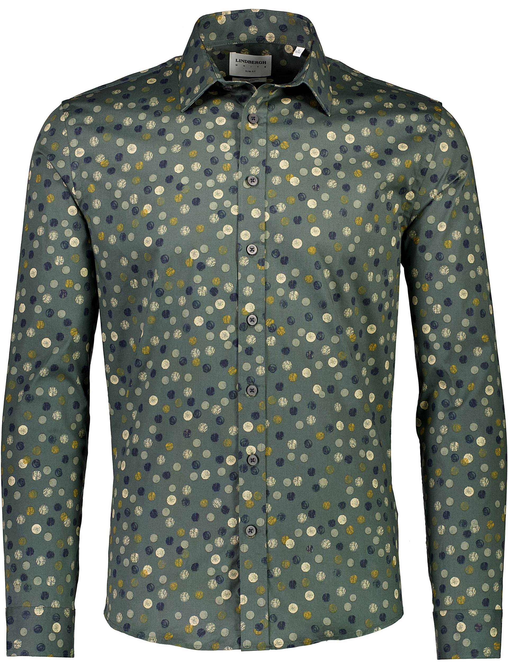 Lindbergh Business casual skjorte grøn / army