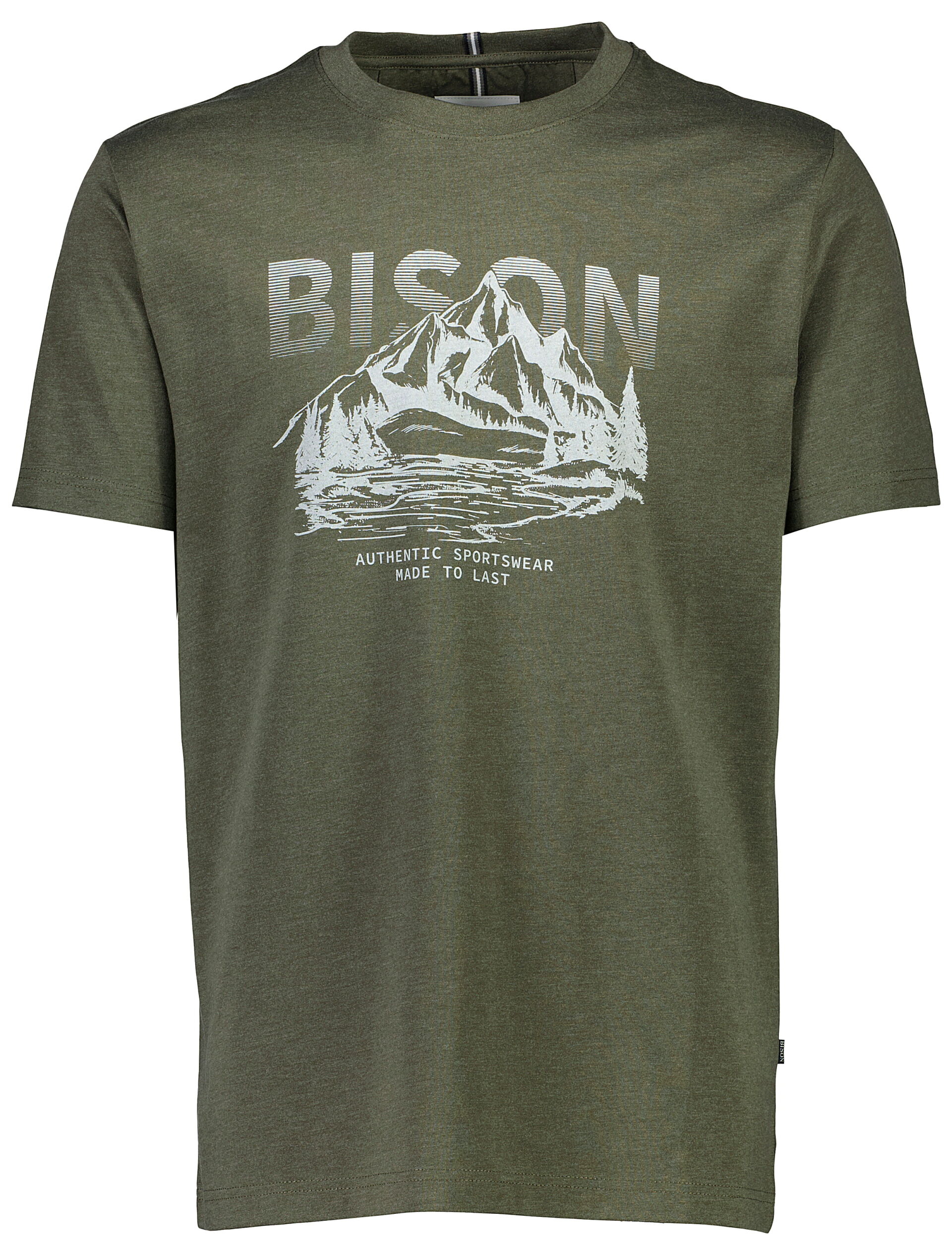 Bison  T-shirt Grøn 80-400103PLUS