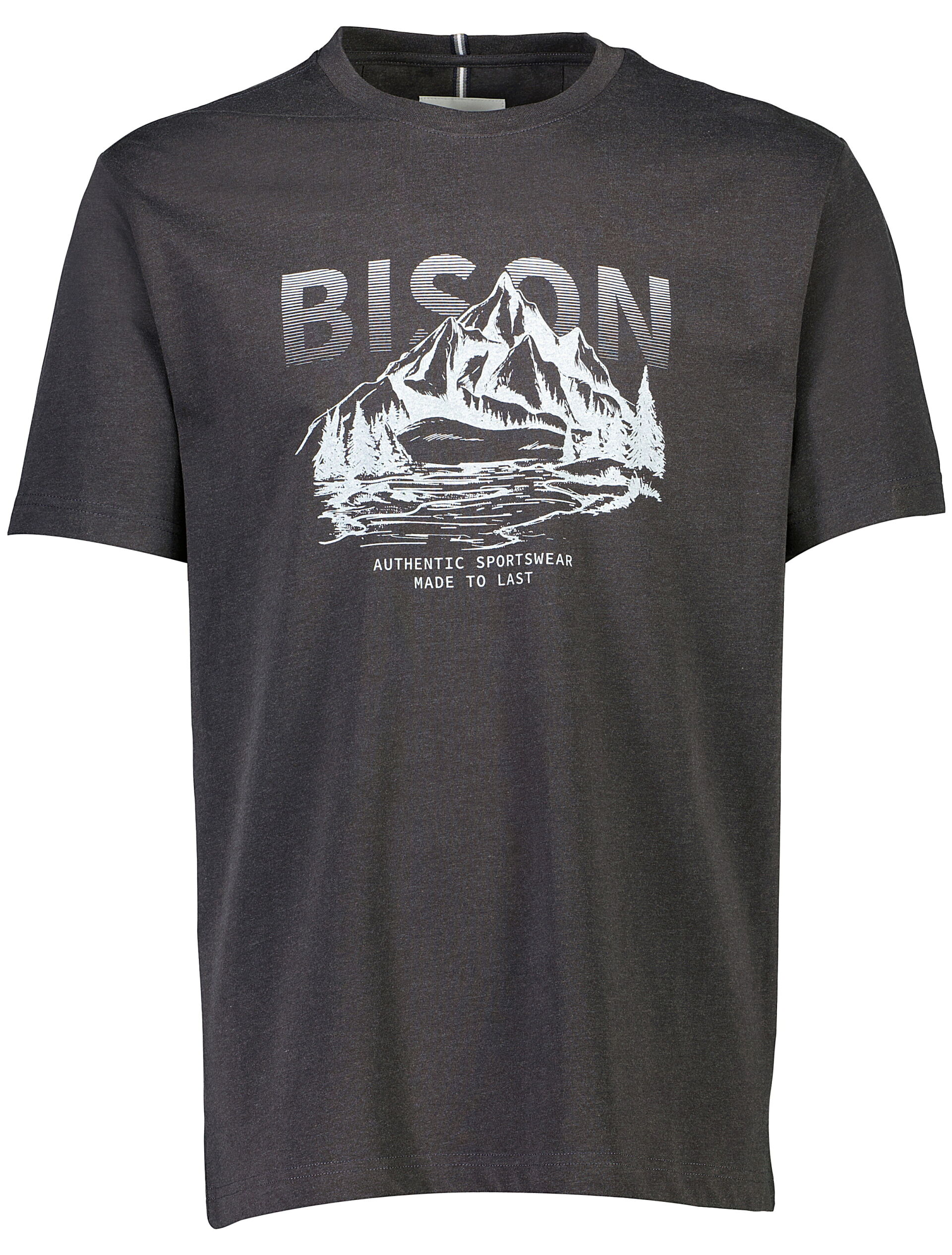 Bison  T-shirt Grå 80-400103PLUS