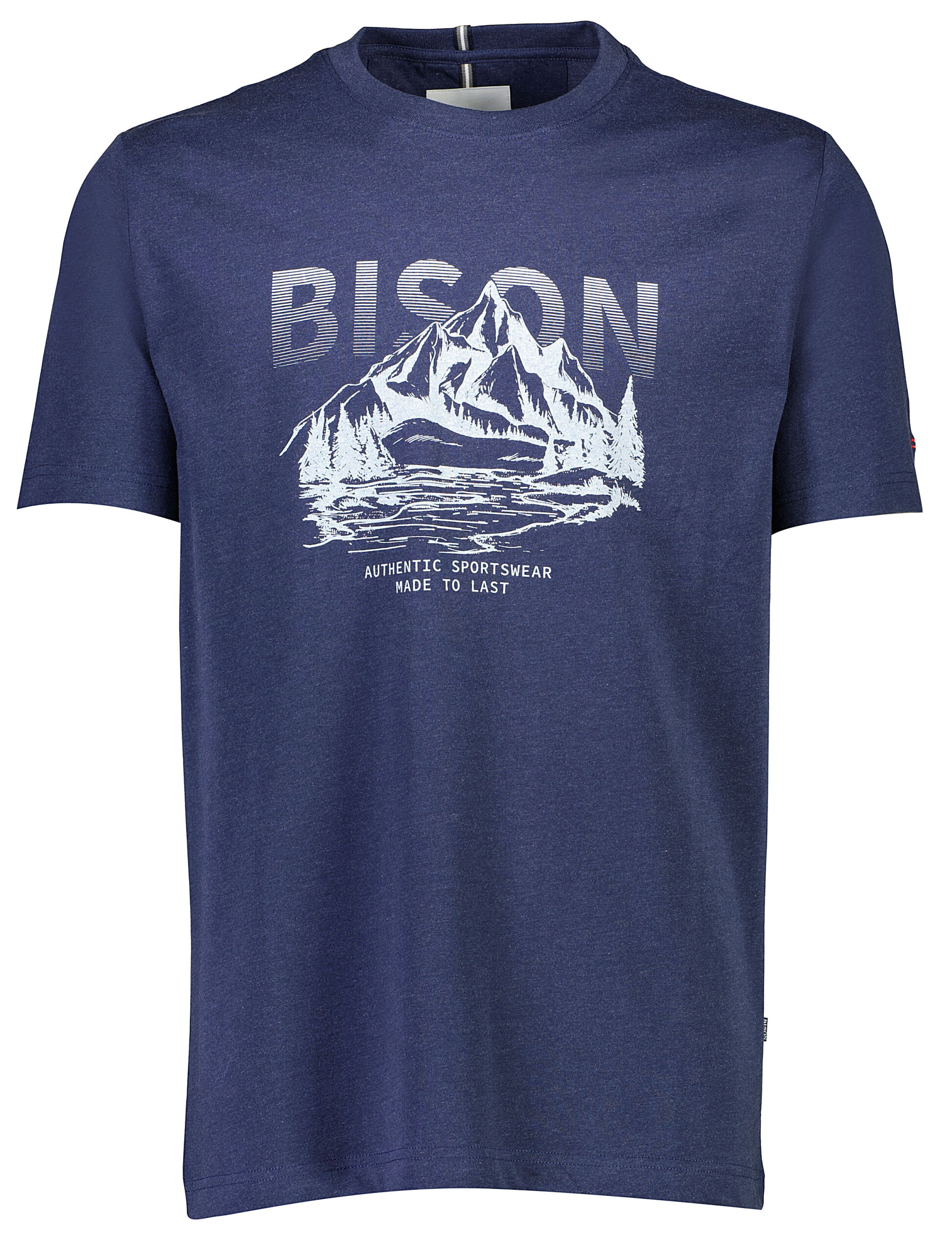 Bison  T-shirt Blå 80-400103PLUS