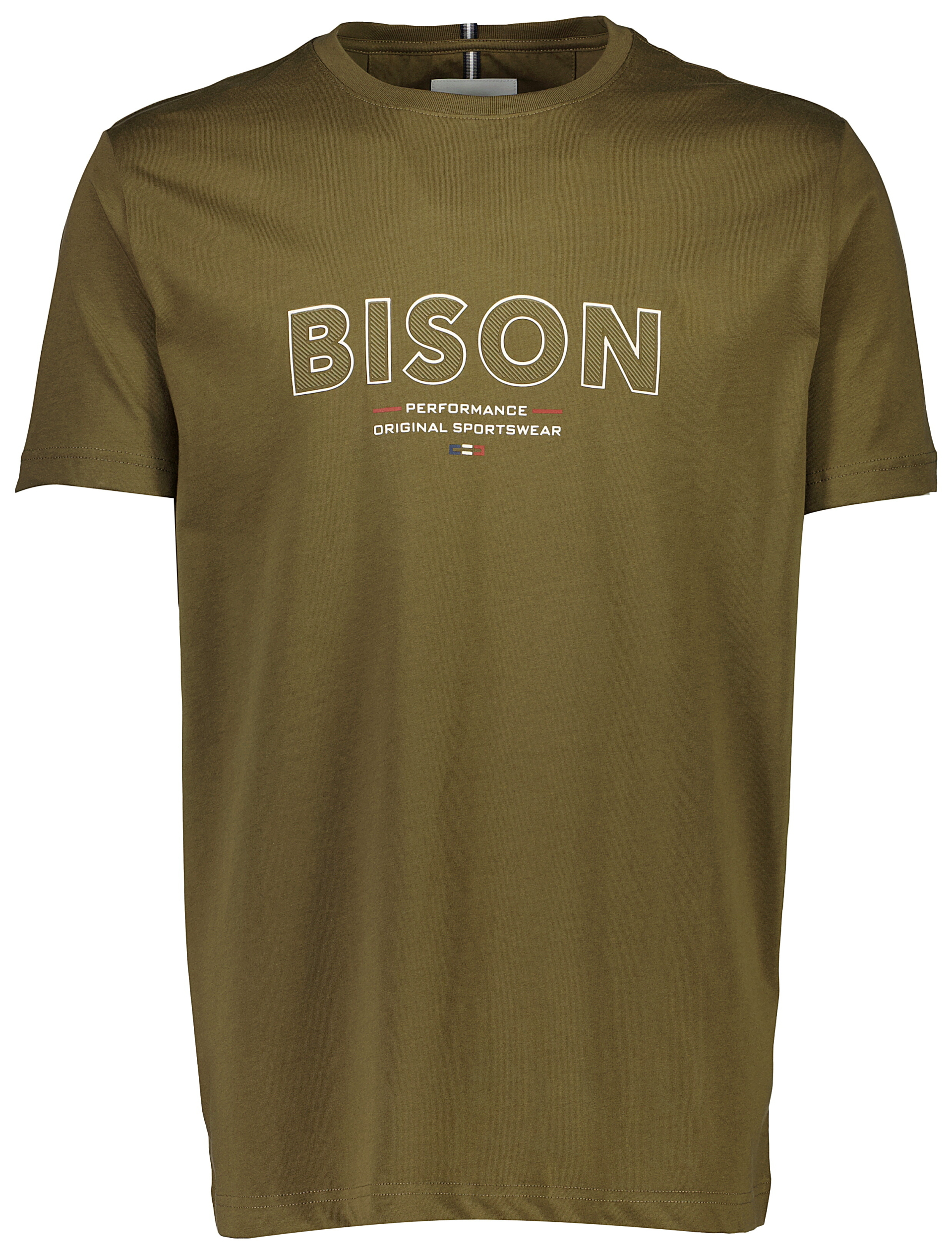 Bison T-shirt grøn / army