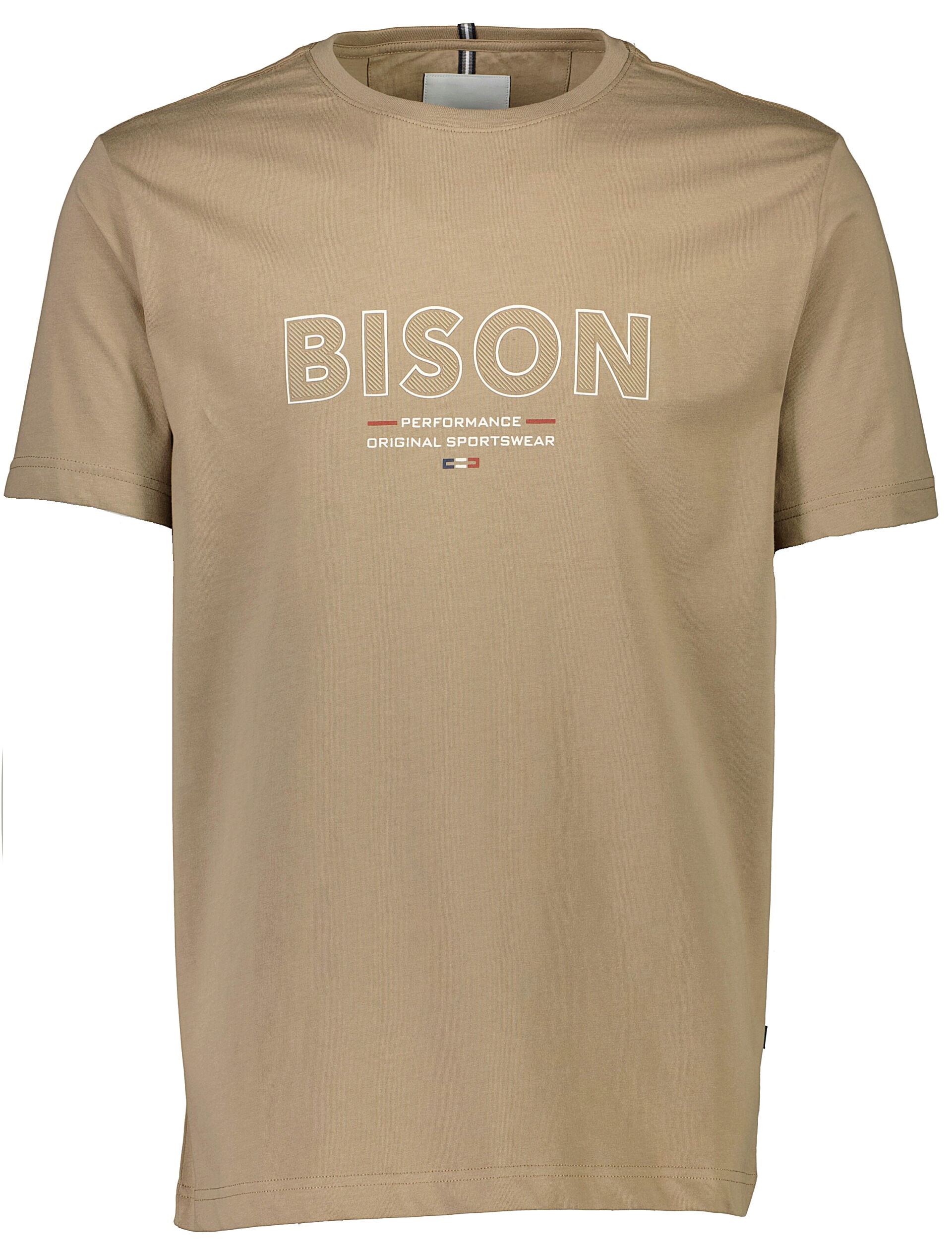 Bison  T-shirt Sand 80-400107PLUS