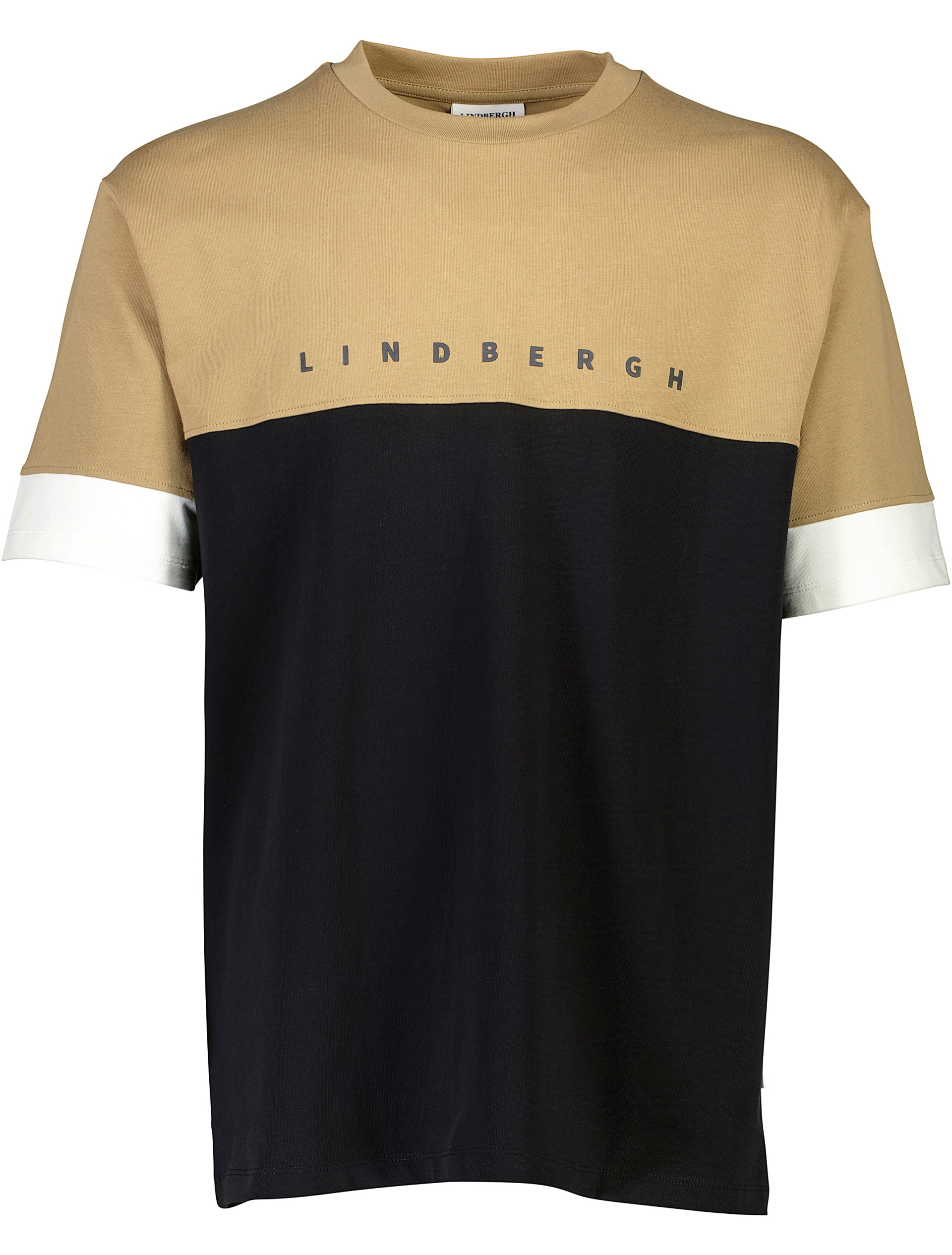 Lindbergh T-shirt sand / dk sand