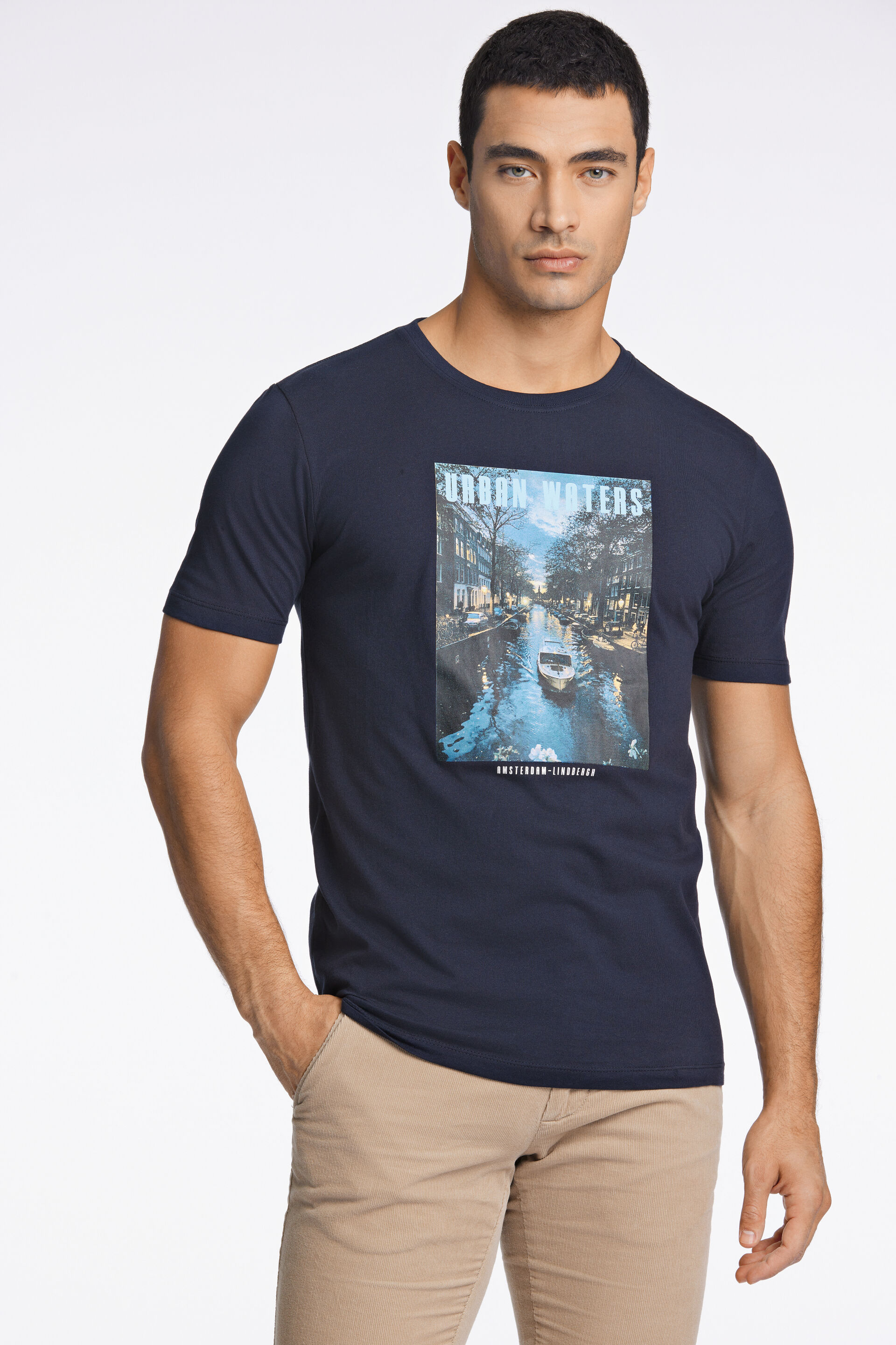 Lindbergh  T-shirt Blå 30-400244