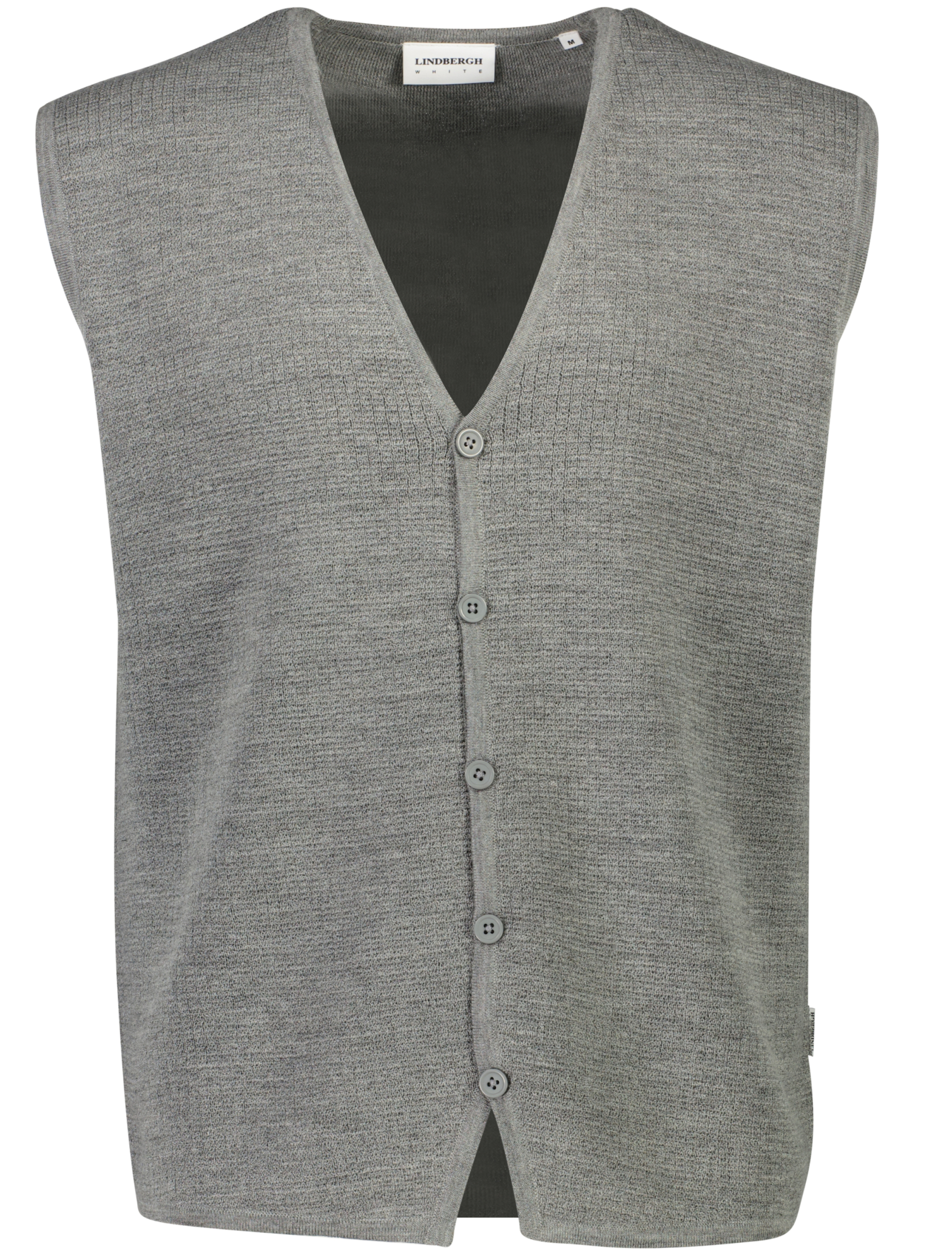 Lindbergh Knitted vest grey / grey mel