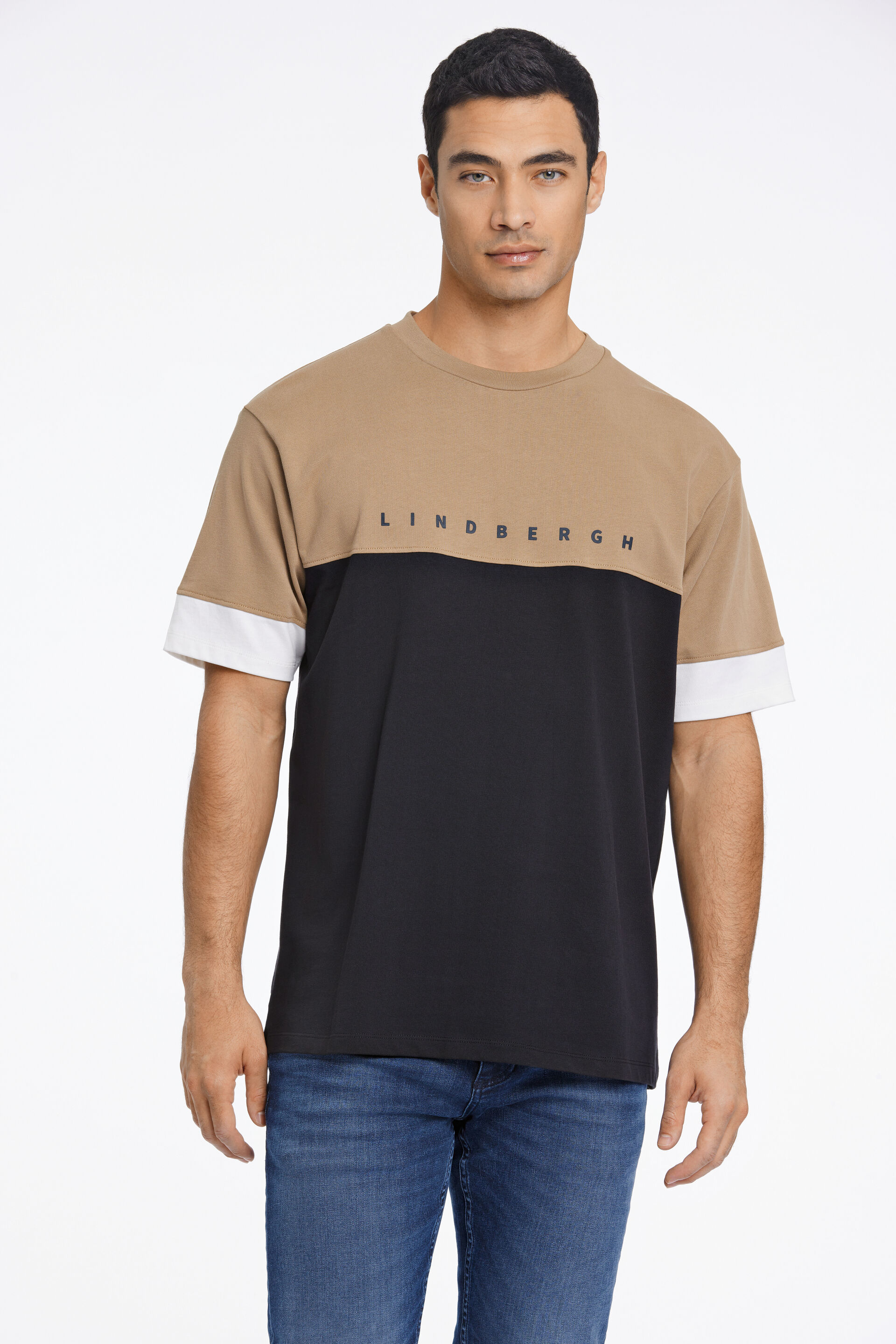 Lindbergh  T-shirt Sand 30-400254