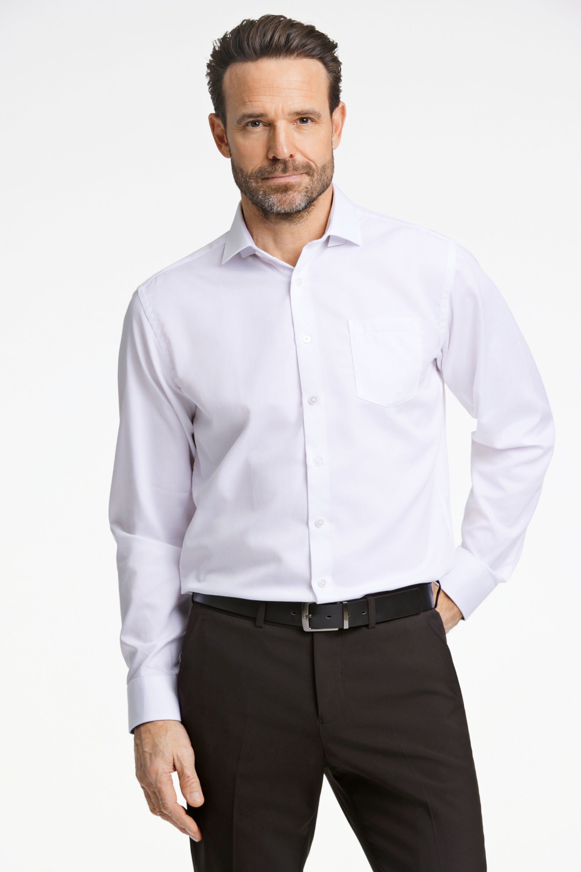 Morgan  Business casual skjorte Hvid 75-220170