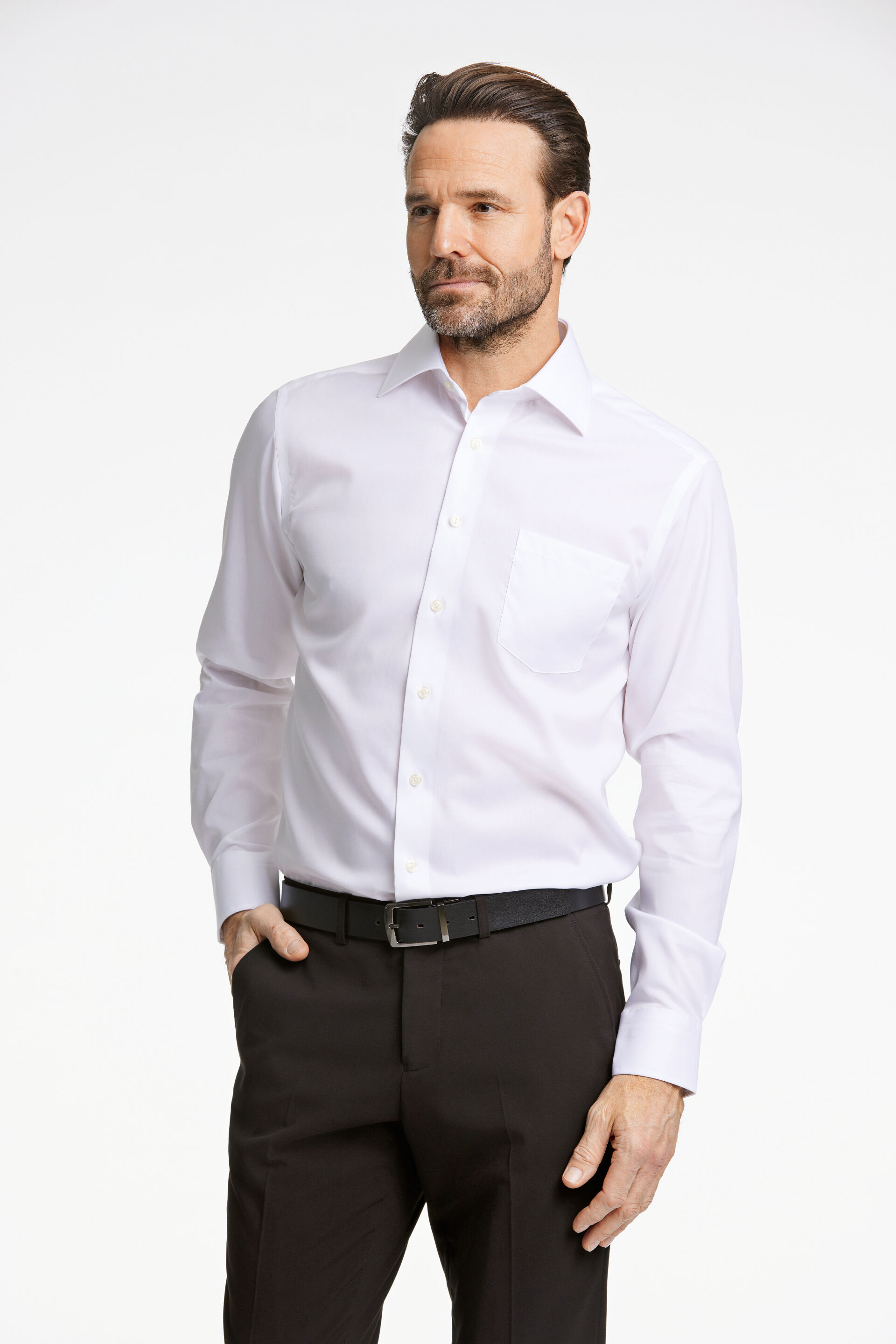 Morgan  Business casual skjorte Hvid 75-29110B