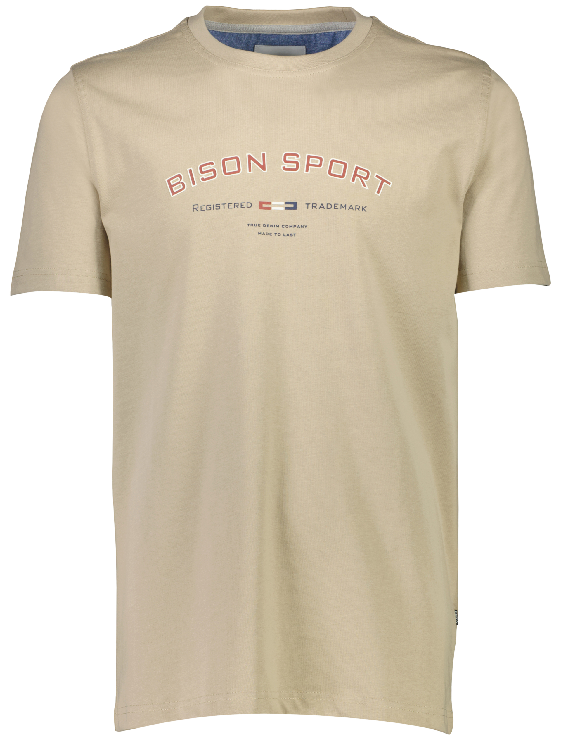 Bison T-shirt sand / sand