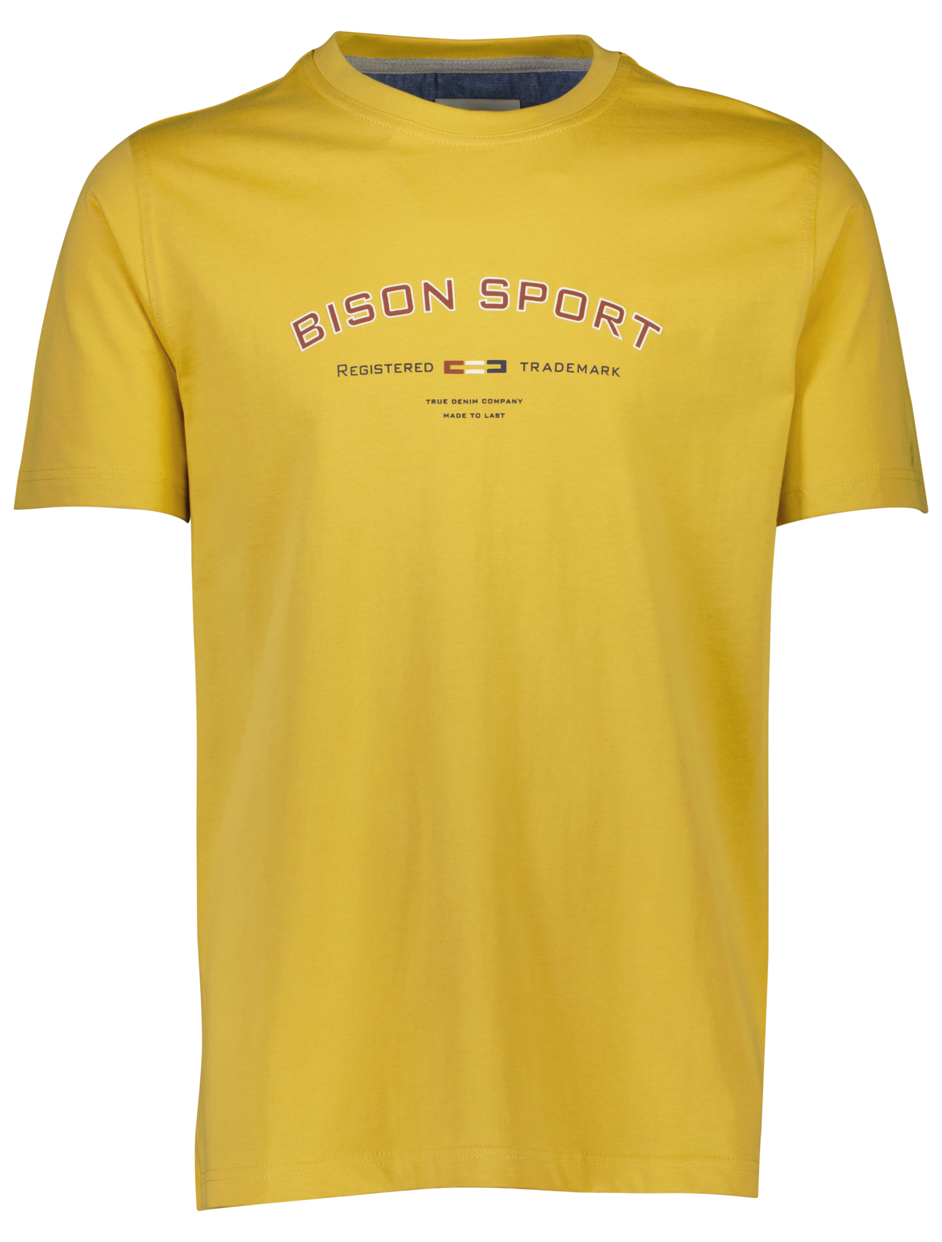 Bison T-shirt gul / yellow