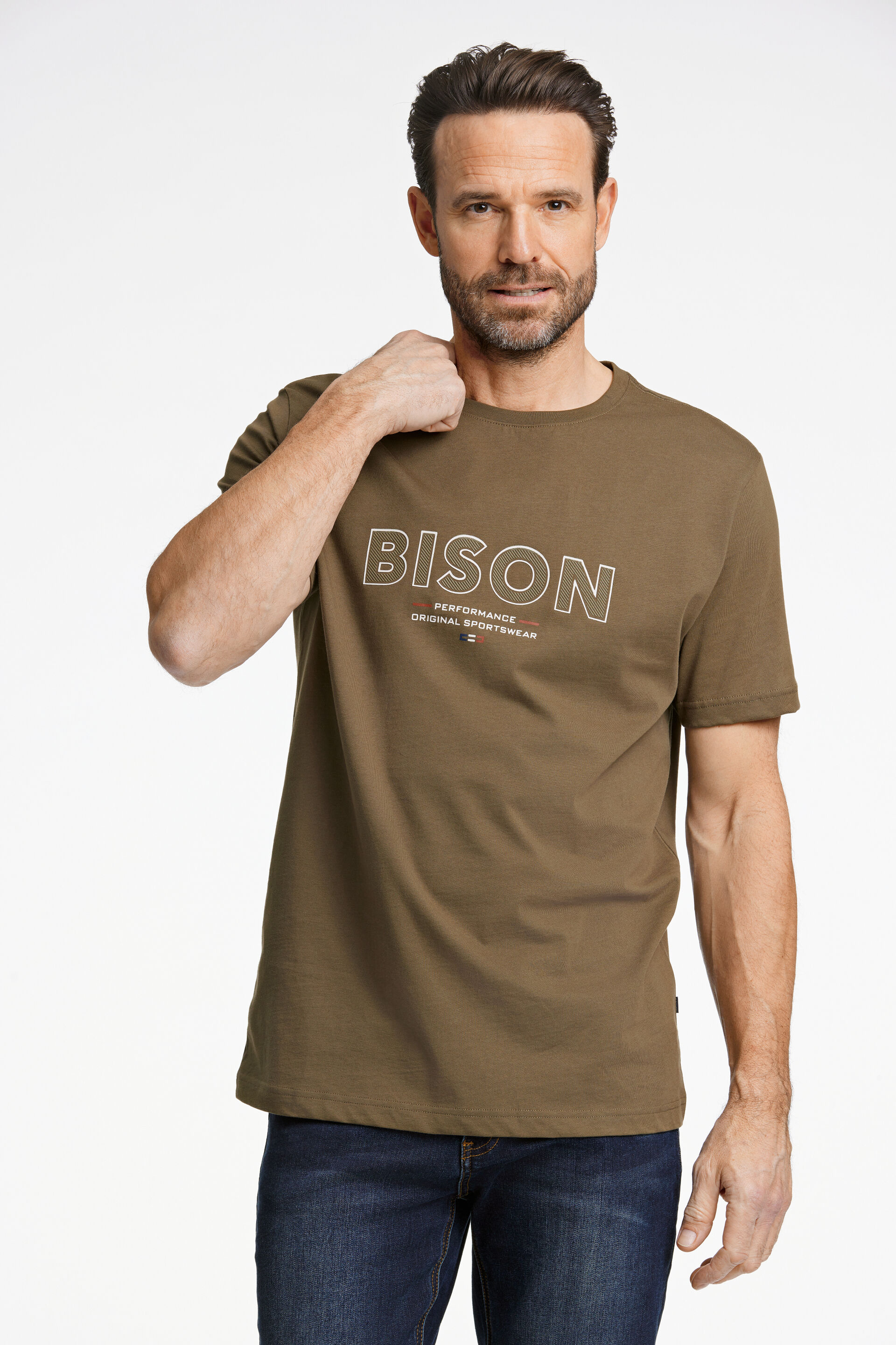 Bison  T-shirt Grøn 80-400107