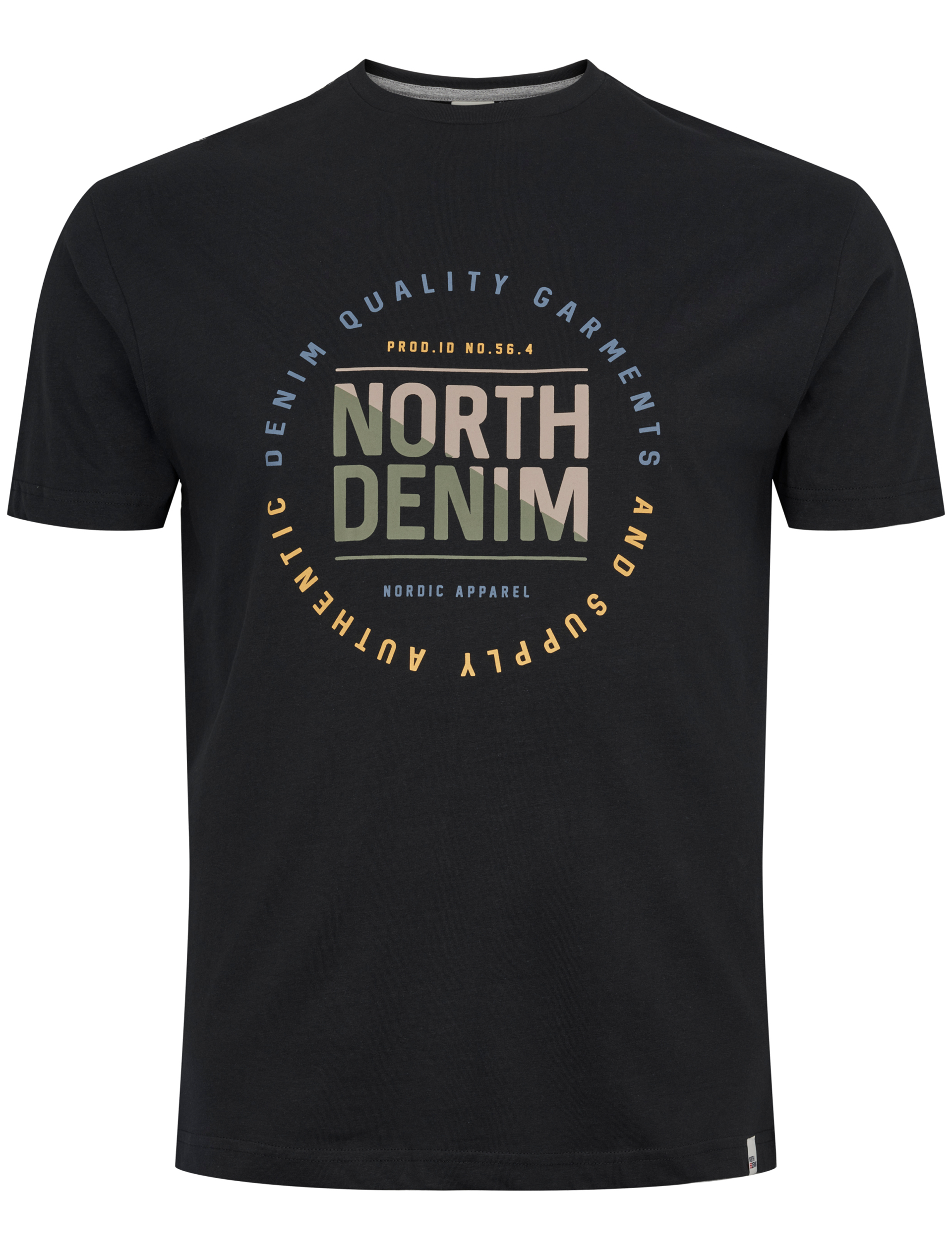 North T-shirt sort / 0099 black