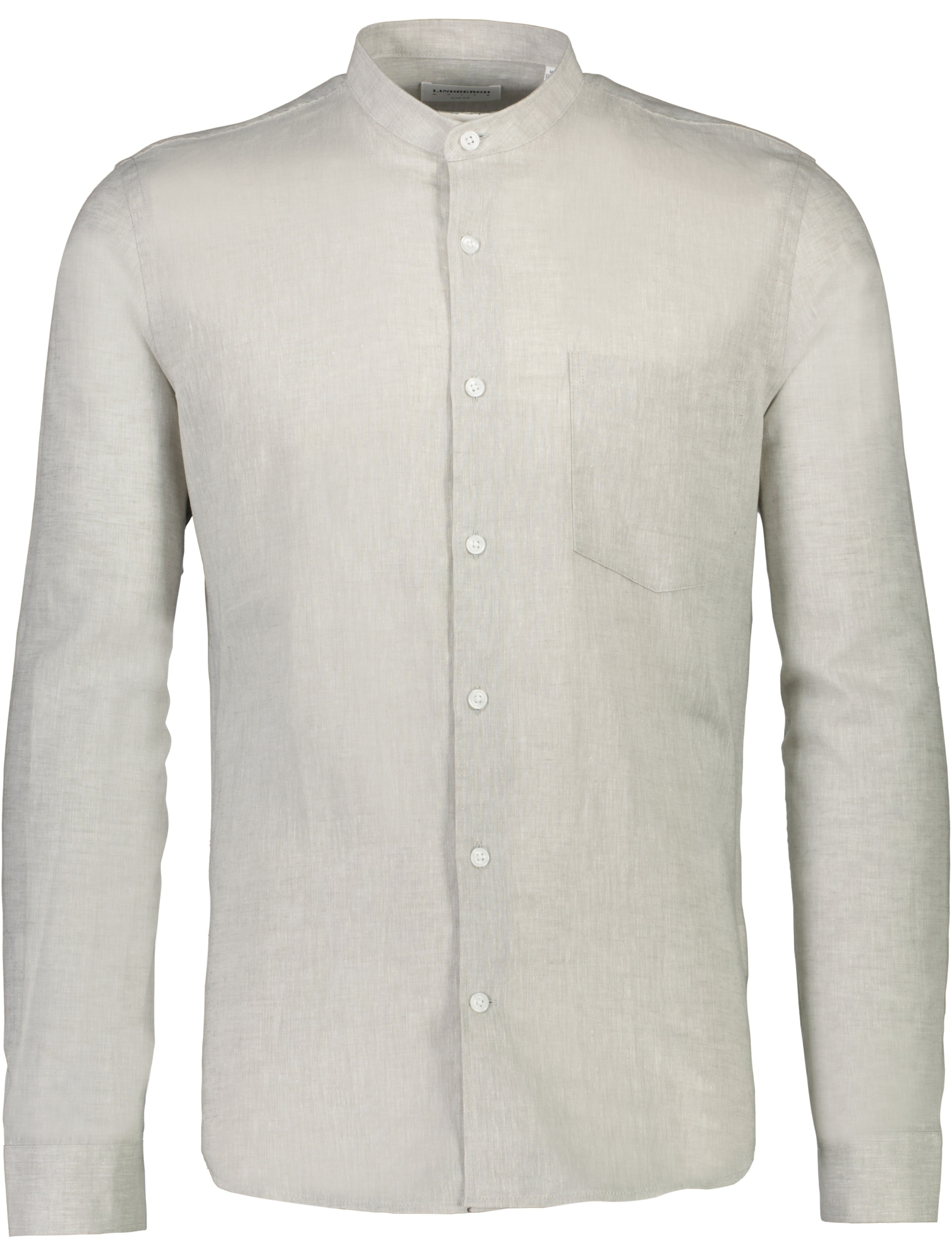 Lindbergh Linen shirt grey / lt grey