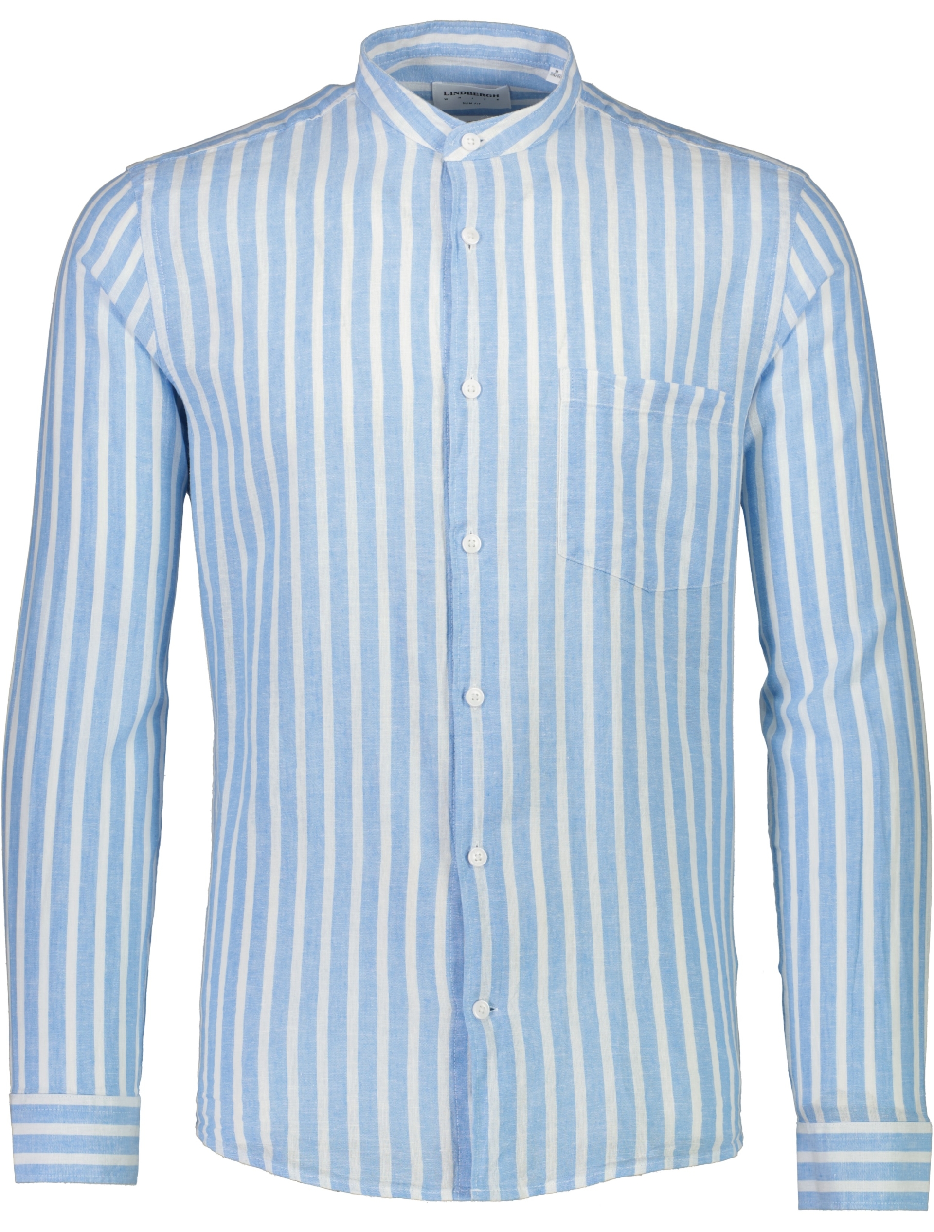 Lindbergh Linen shirt blue / blue