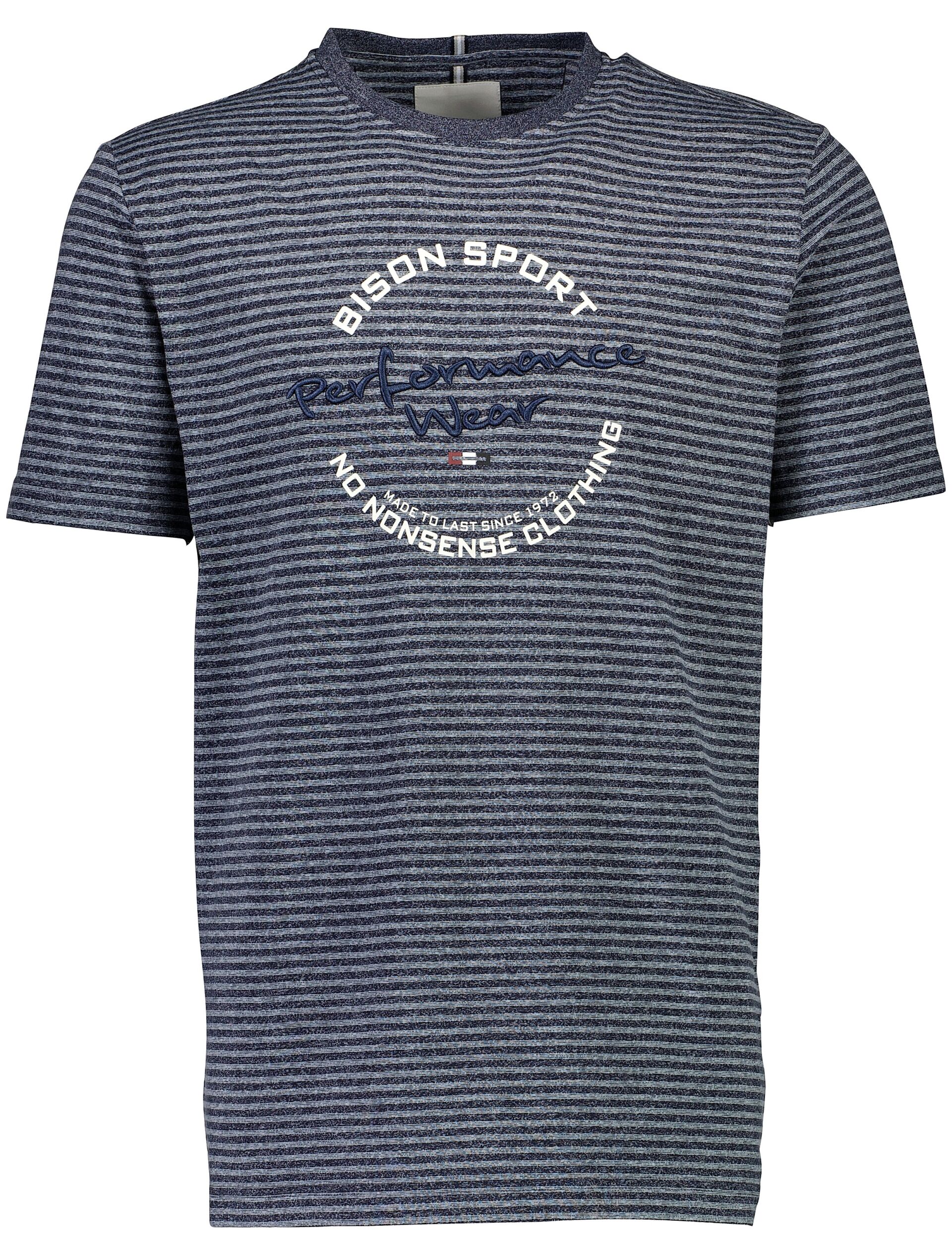 Bison  T-shirt Blå 80-400090PLUS