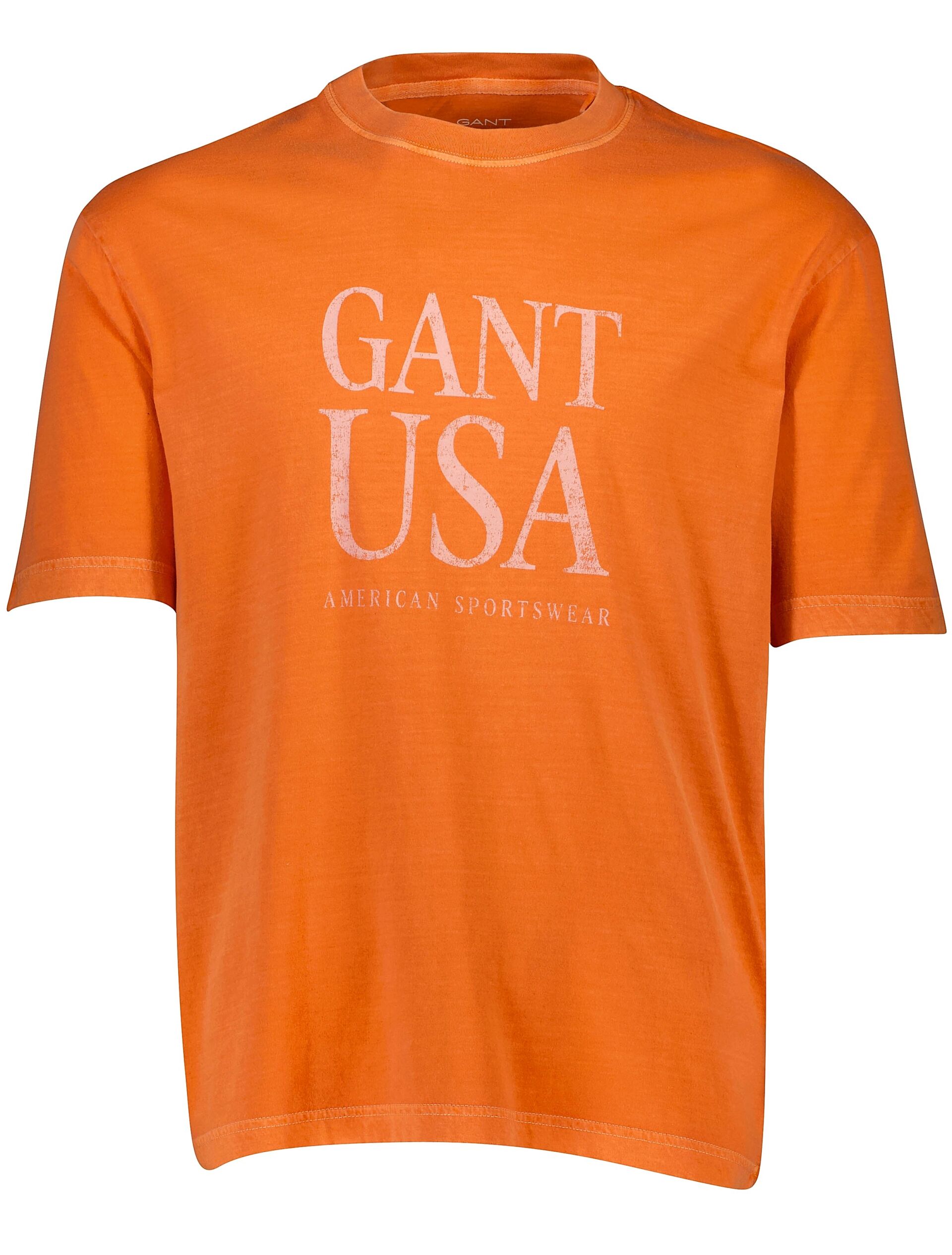 Gant  T-shirt Orange 90-400945