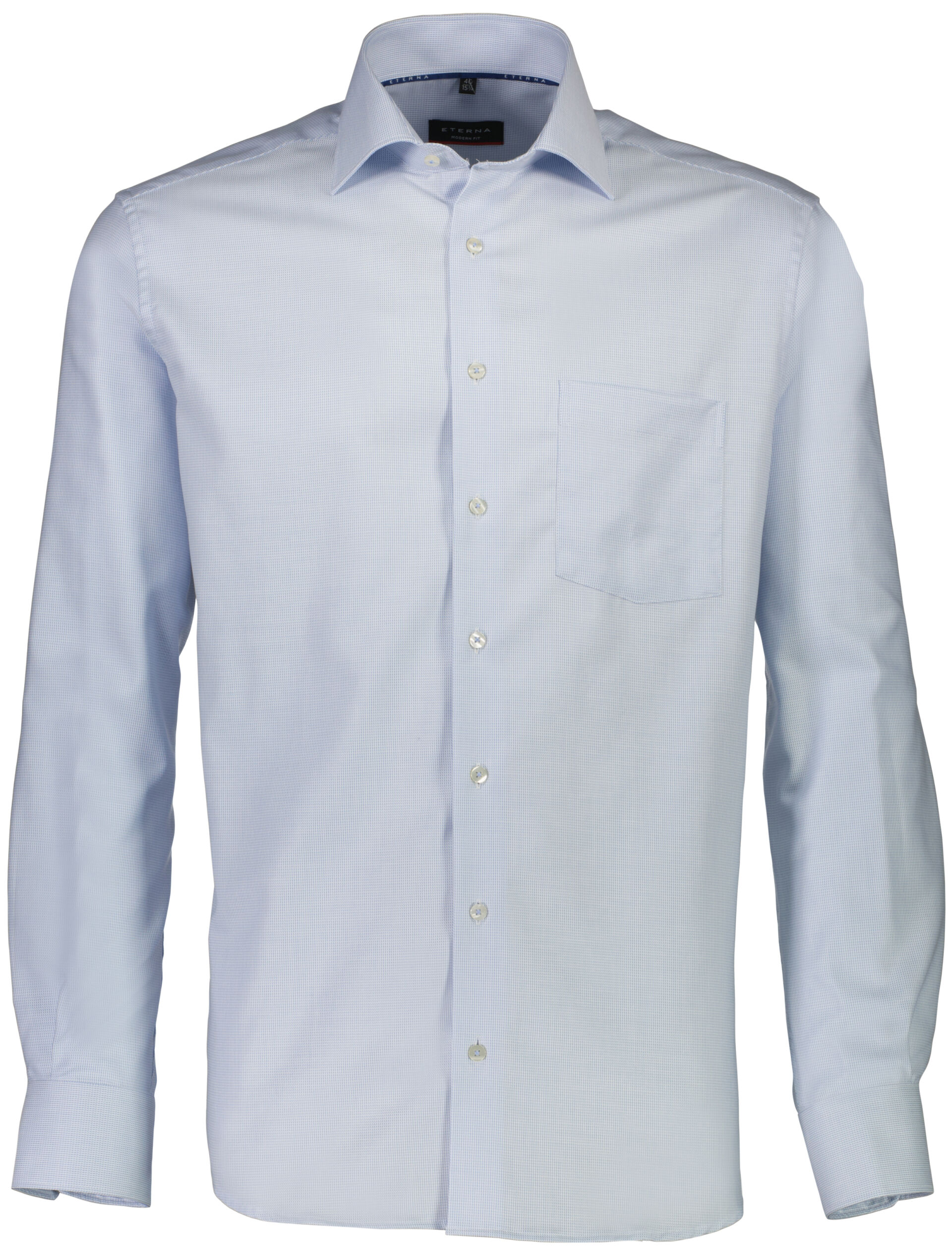 Eterna  Business casual skjorte Blå 90-201242