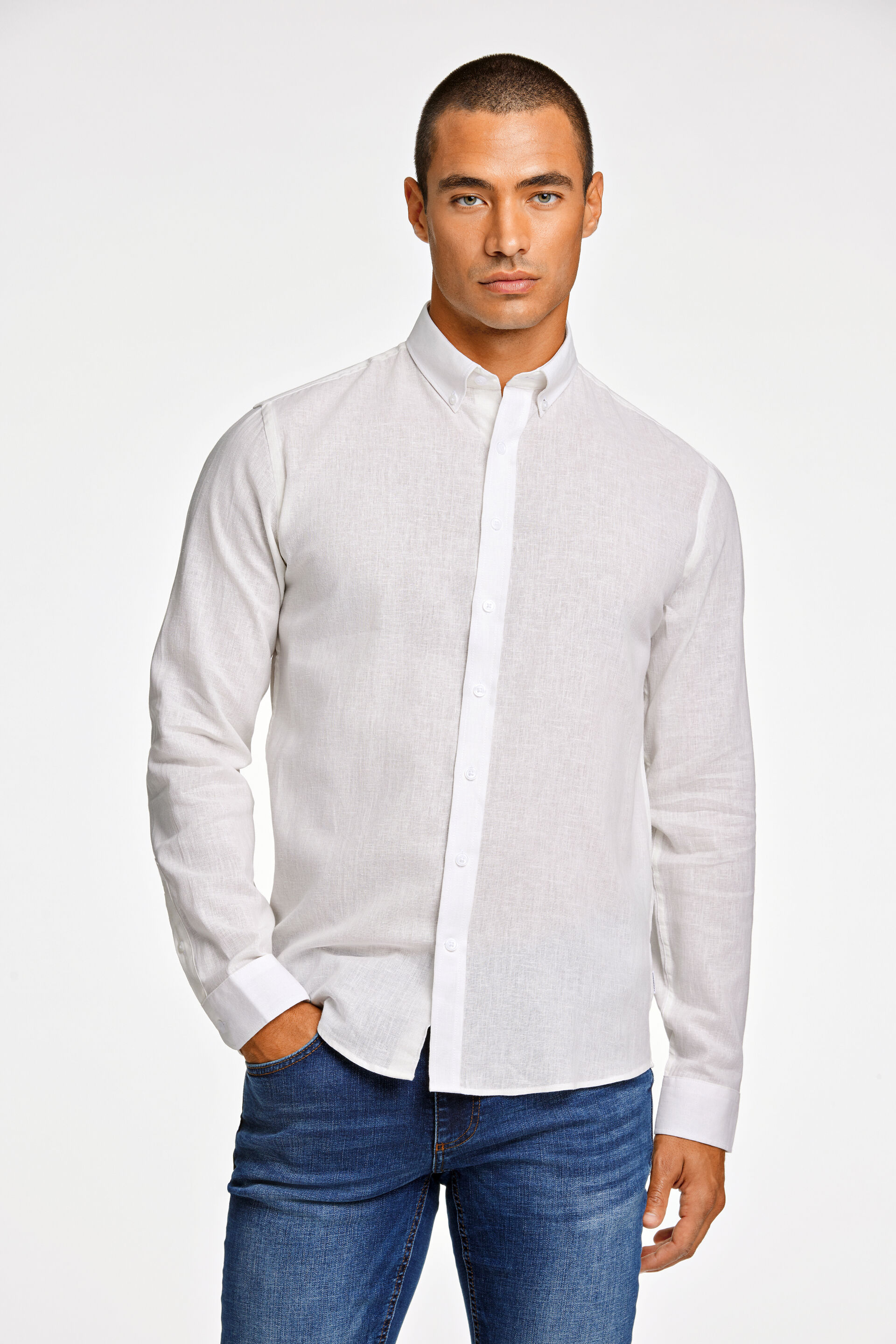 Linen shirt Linen shirt White 30-203344