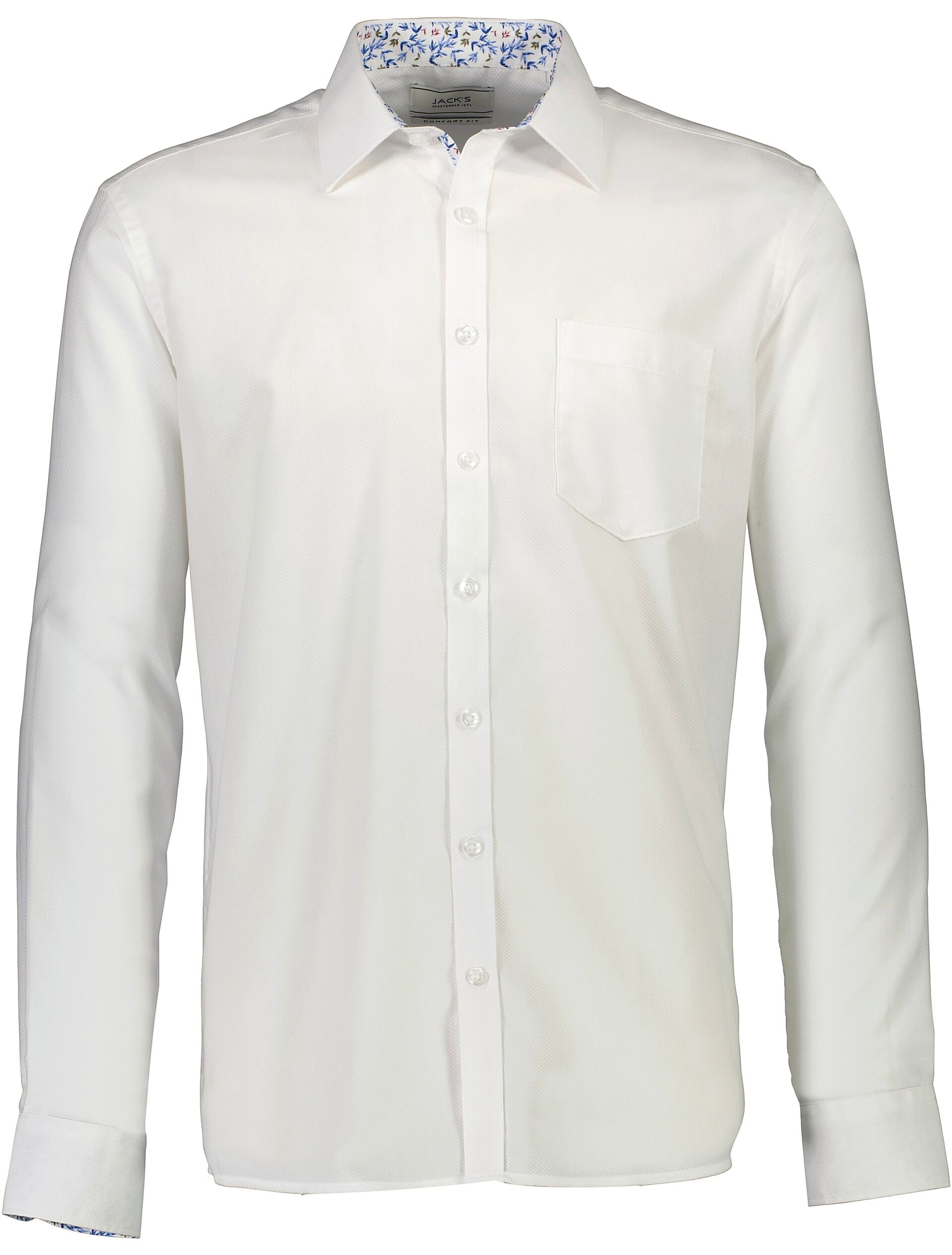 Jack's  Casual skjorte Hvid 3-200090PLUS