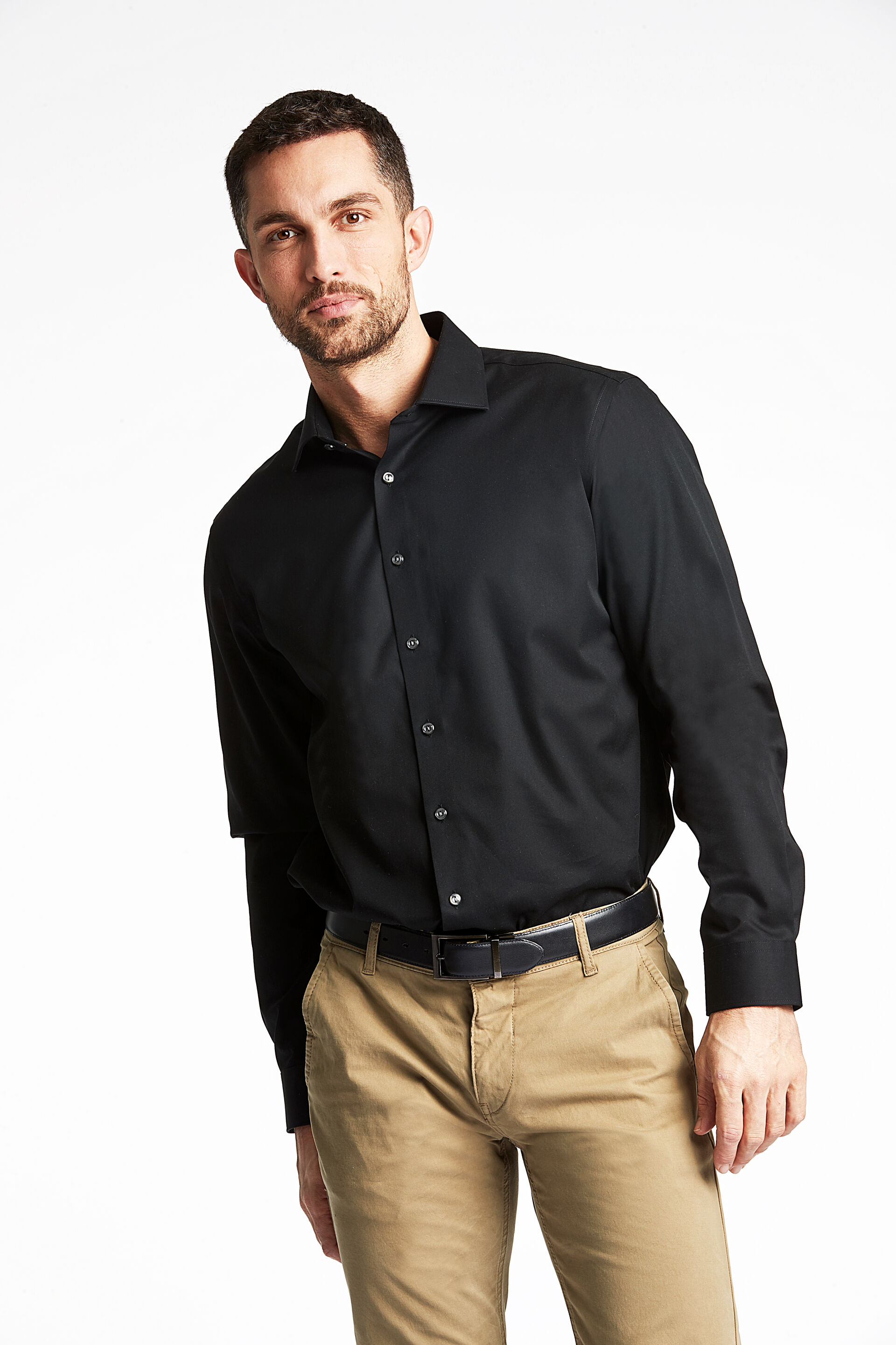 Business shirt Business shirt Black 30-27022A