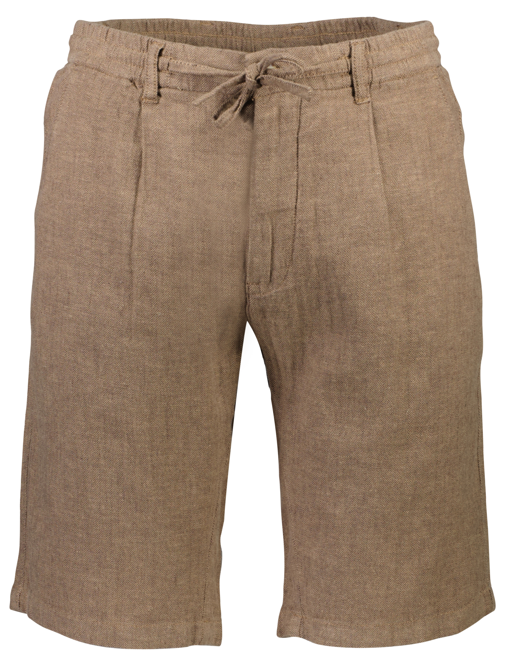 Lindbergh Linen shorts grey / dk stone