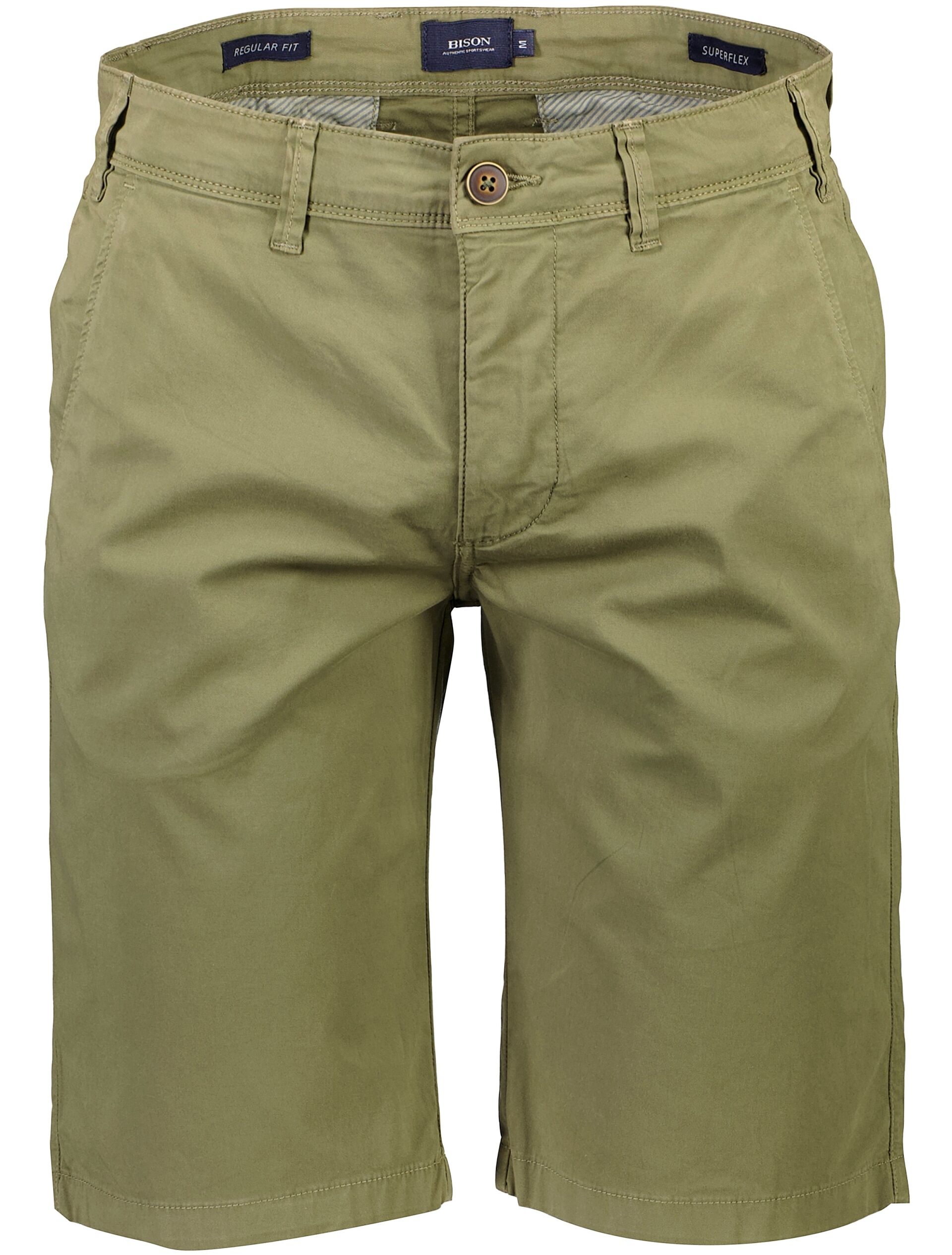 Bison  Chino shorts Grøn 80-512013
