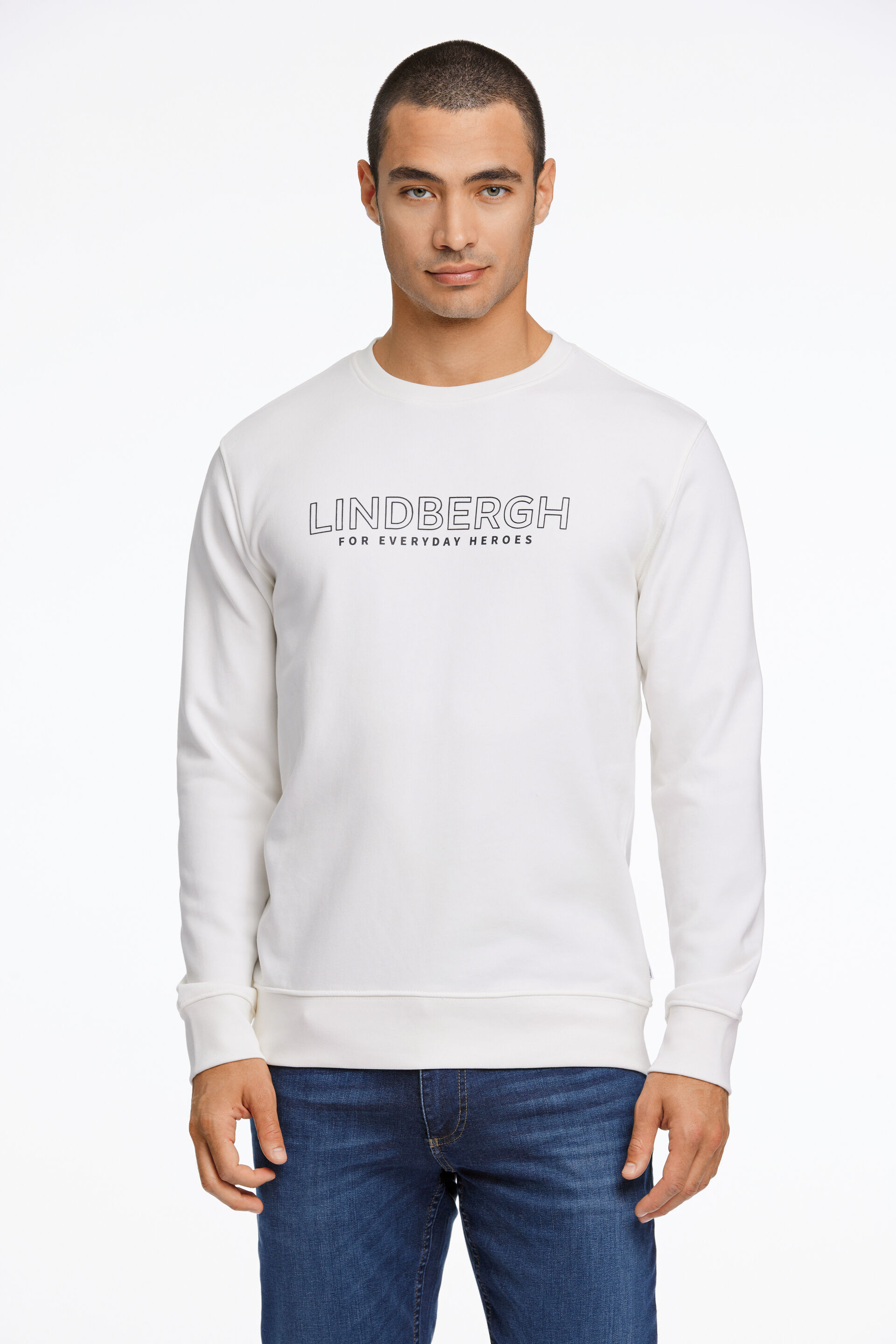 Lindbergh  Sweatshirt Vit 30-705127