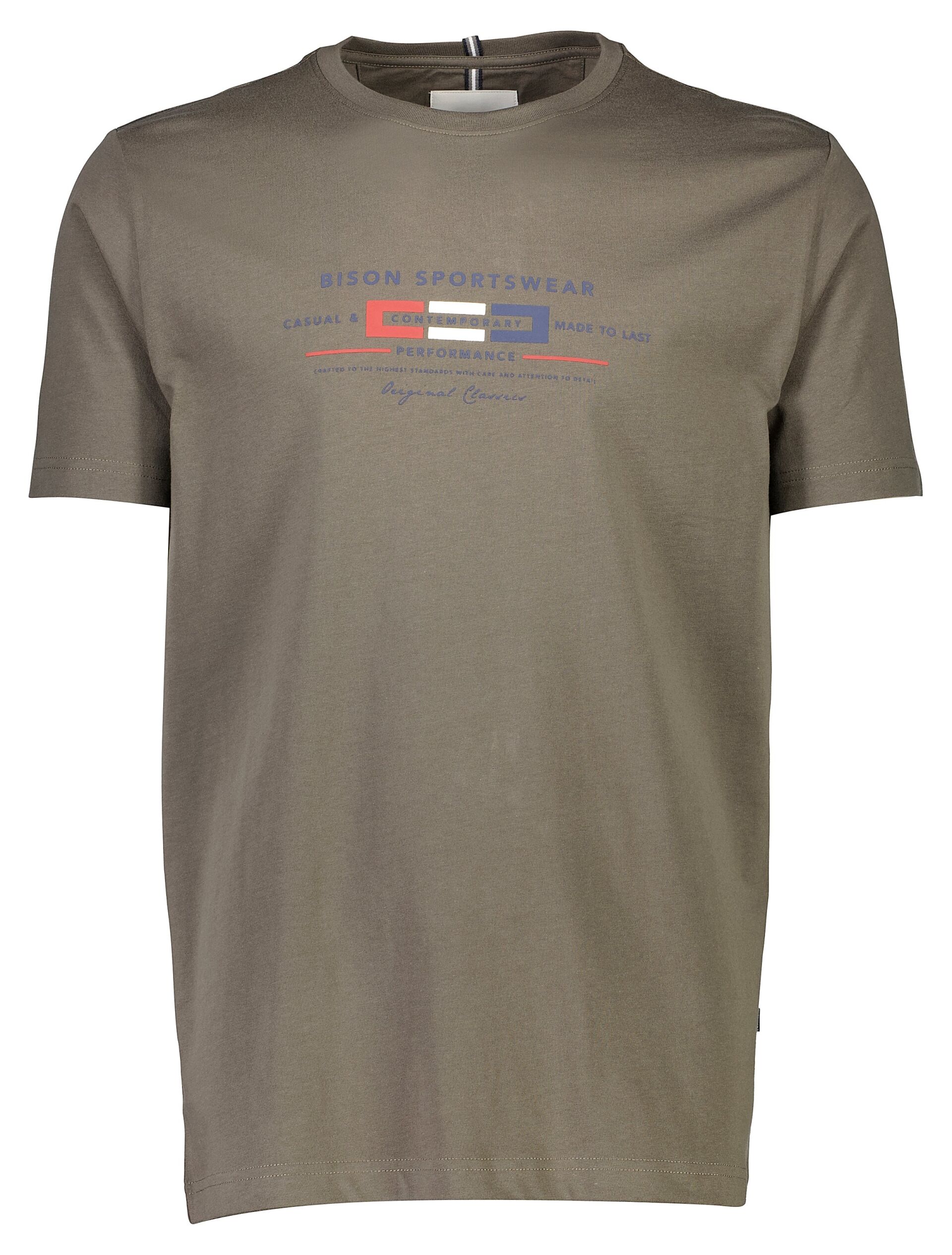 Bison  T-shirt Grøn 80-400115PLUS