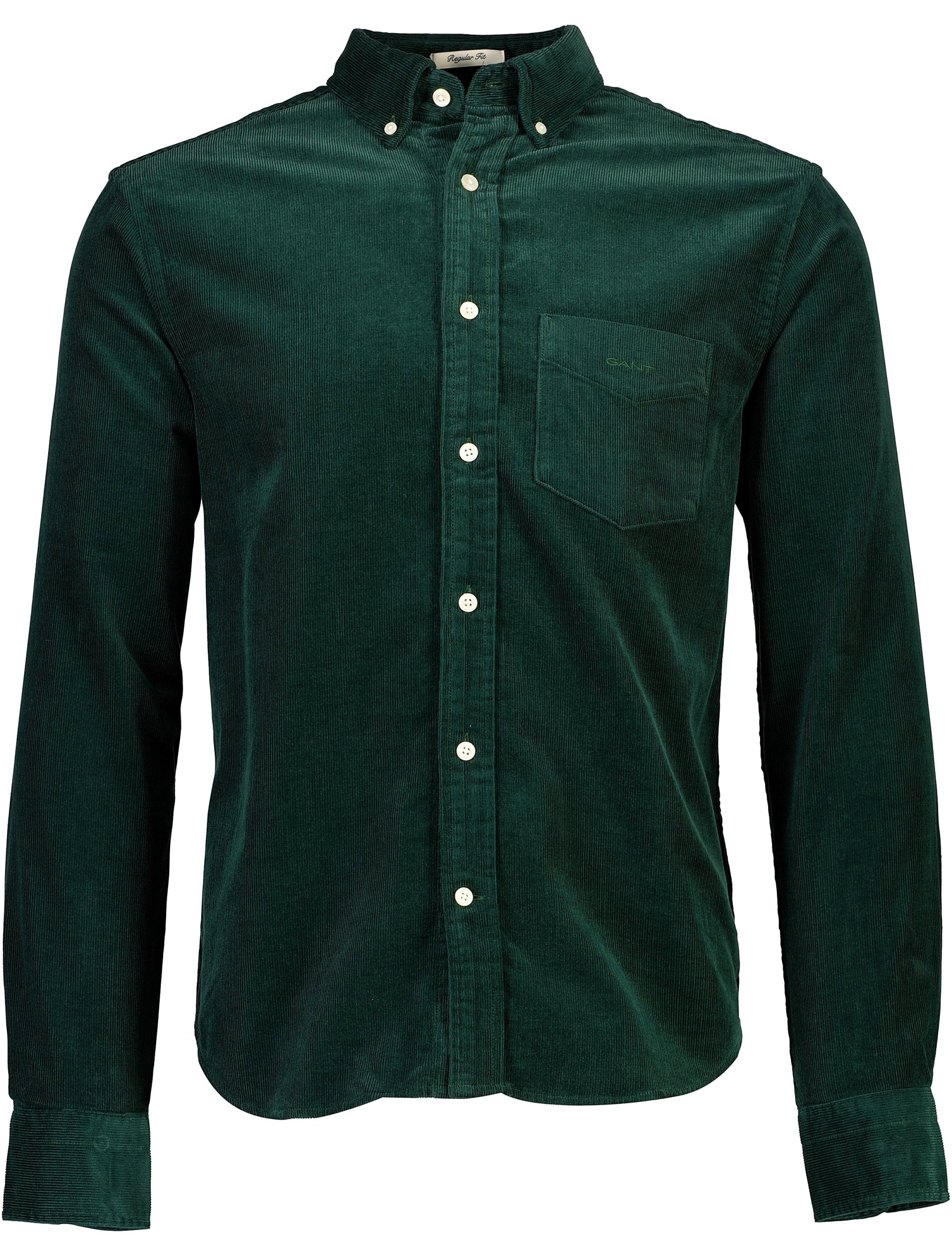 Gant Fløjlsskjorte grøn / 374 tartan green