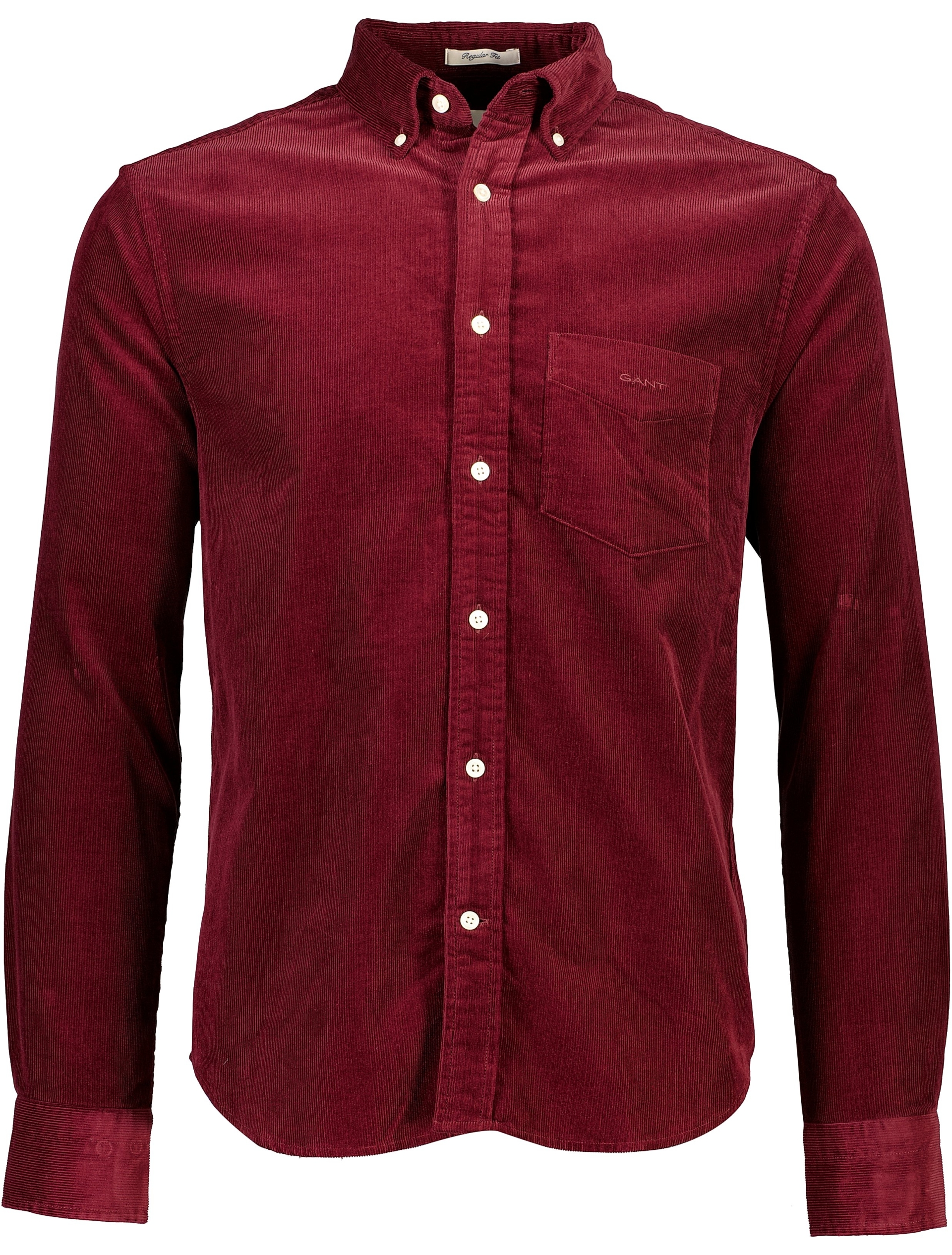 Gant Fløjlsskjorte rød / 644 red shadow