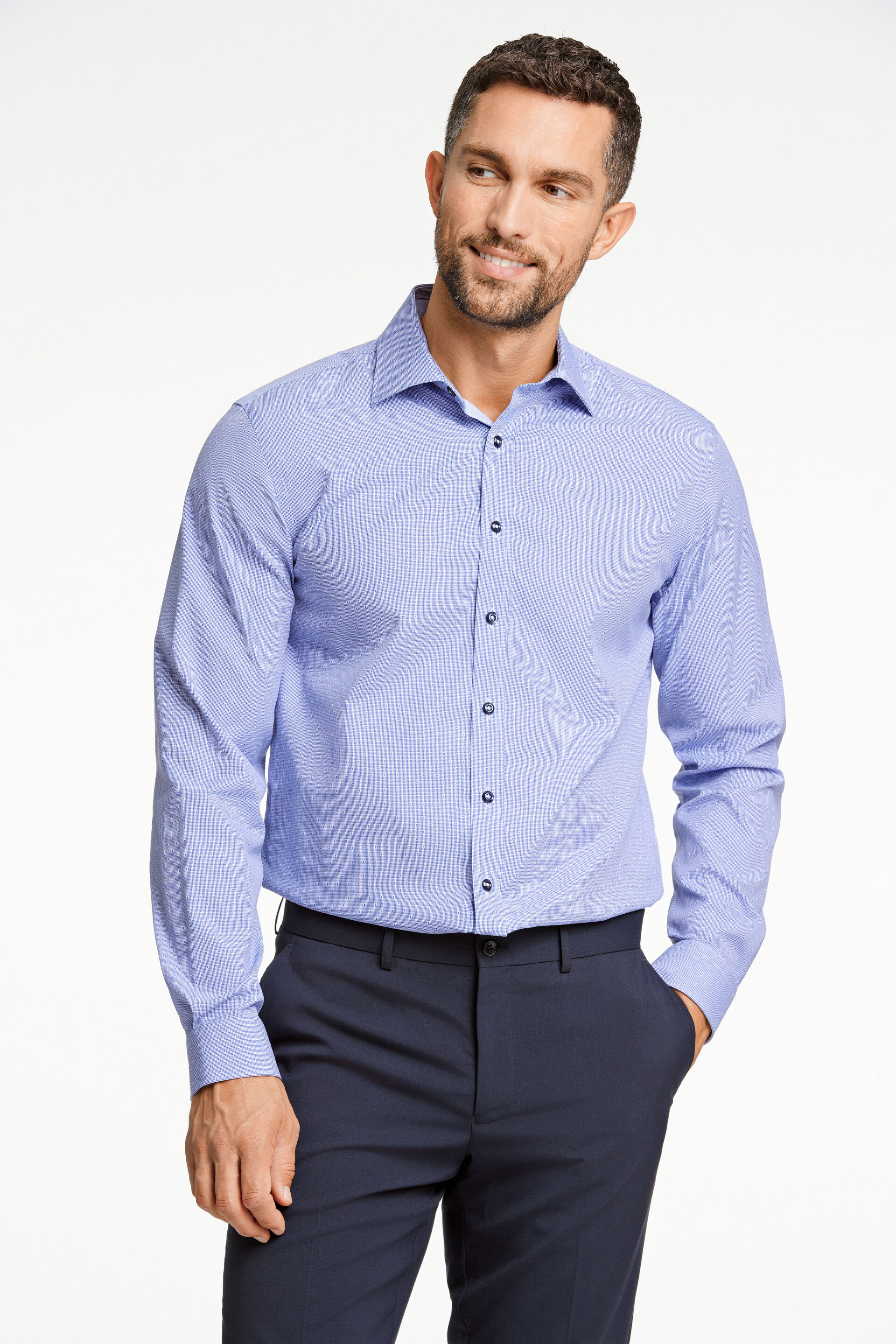 Business casual shirt Business casual shirt Blue 30-242204
